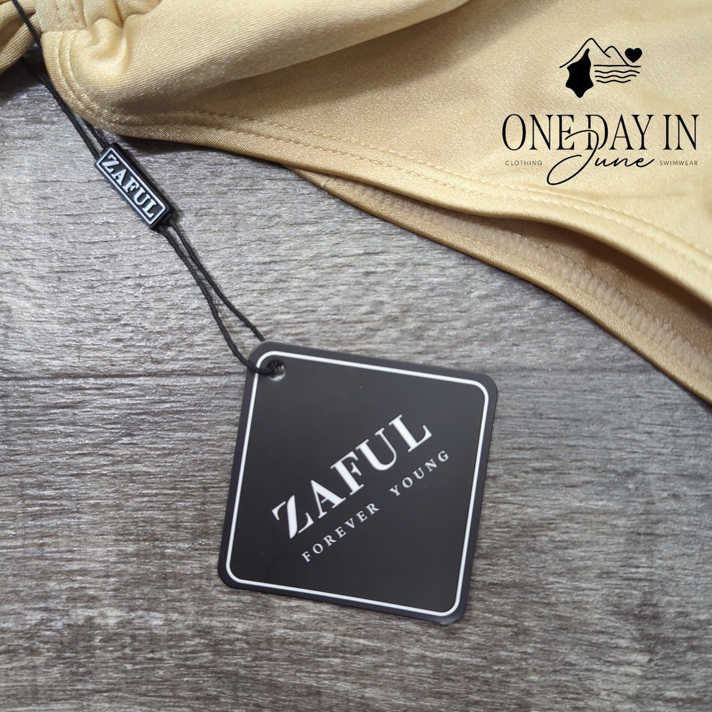 Zaful One Shoulder Bikini Swimsuit Size S