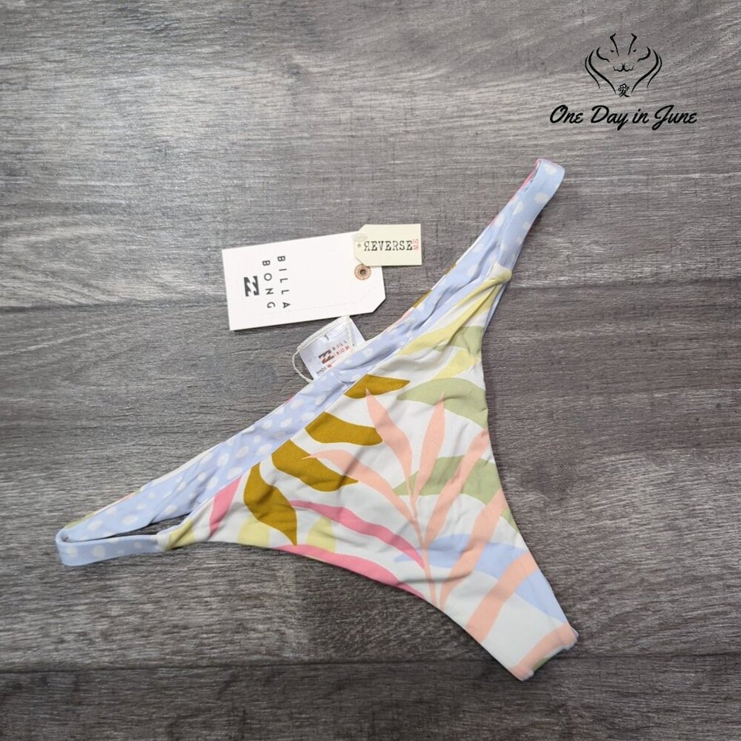 Billabong Tropic Jungle Maya Bikini Bottom Size M