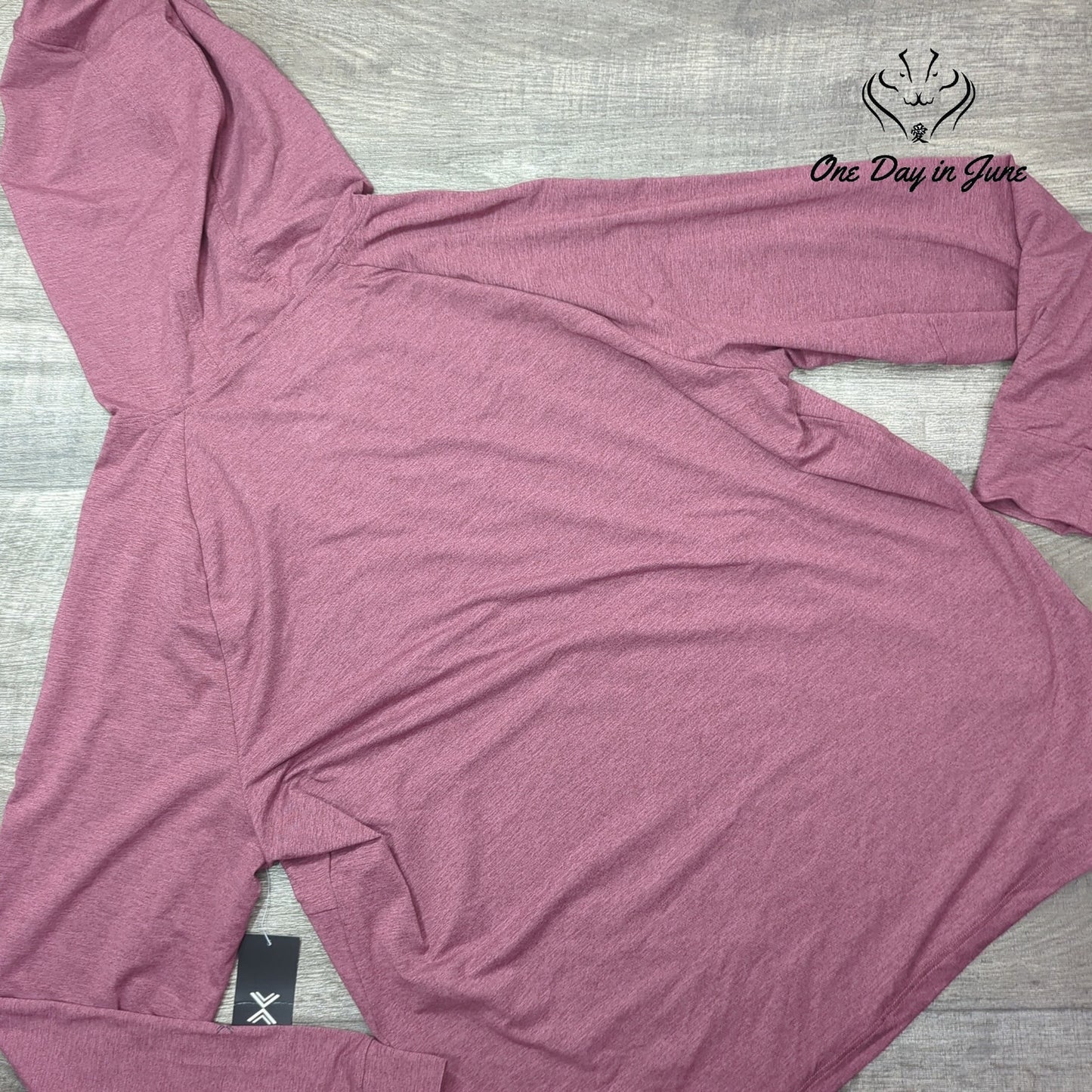 Xersion Hooded Long Sleeve Shirt Size XL