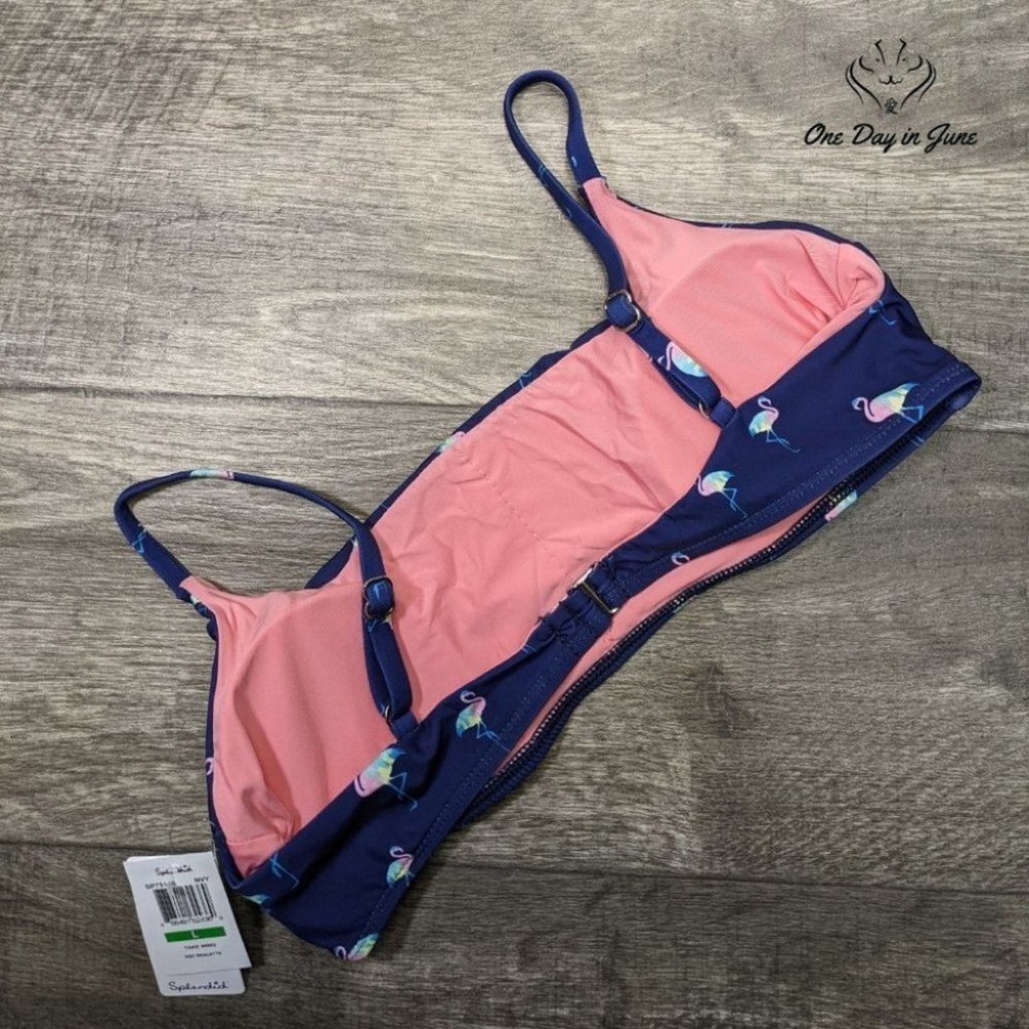 Splendid Women's Take Wing RSC Bralette Bikini Top Size L