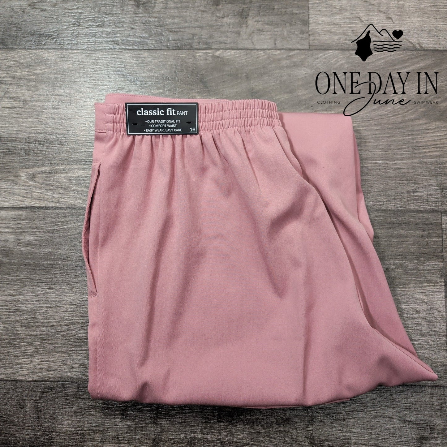 Alfred Dunner Classic Fit Pull On Pants Size 16