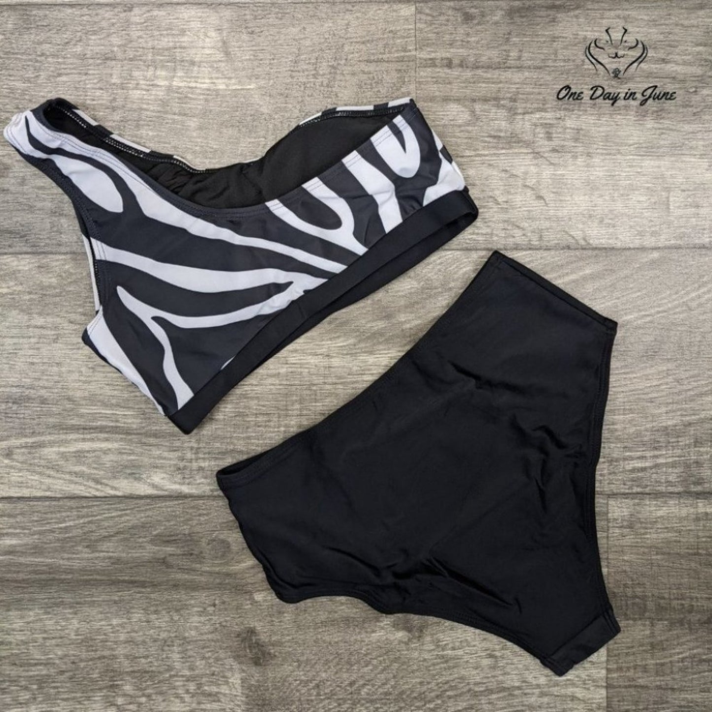 Nafleap One Shoulder Bikini Swimsuit Size S