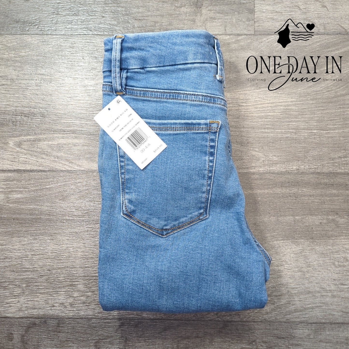 Good American Always Fit Good Leg Skinny Jeans Size 00