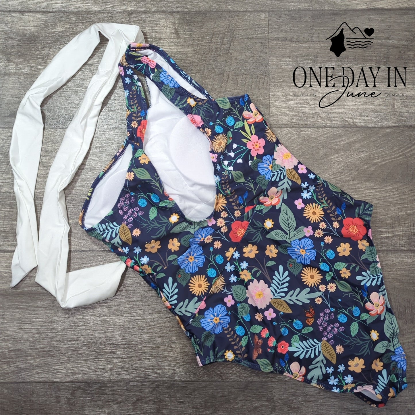 Aleumdr One Shoulder One Piece Swimsuit Size M