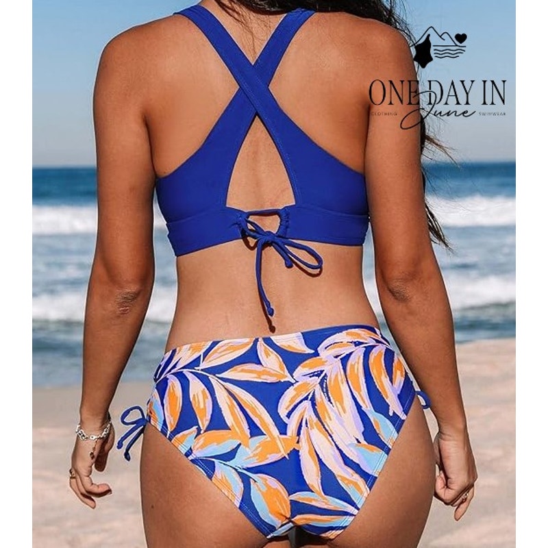 Cupshe Tie Back Tie Side Bikini Swimsuit Size S