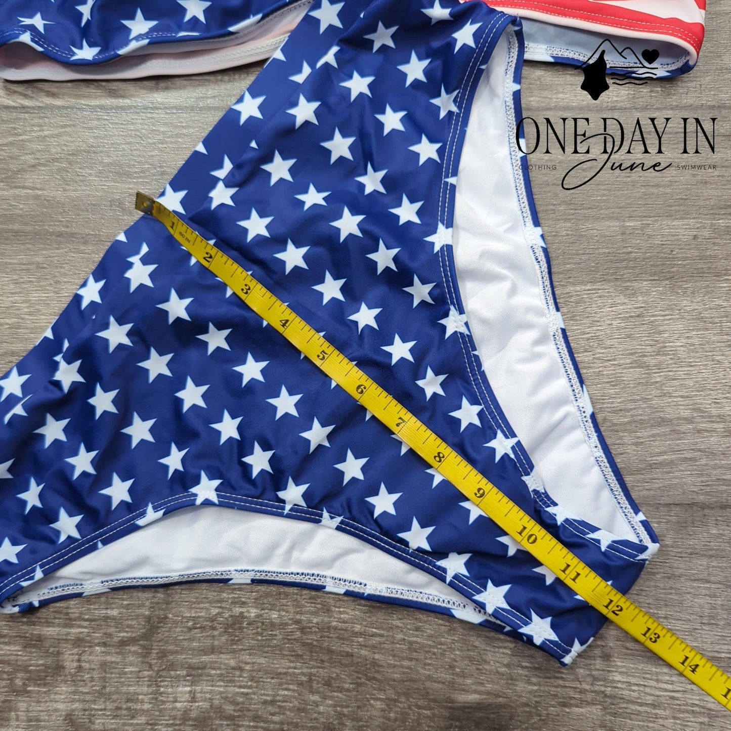 Aleumdr Crop Top High Waist Bikini Swimsuit Size XL