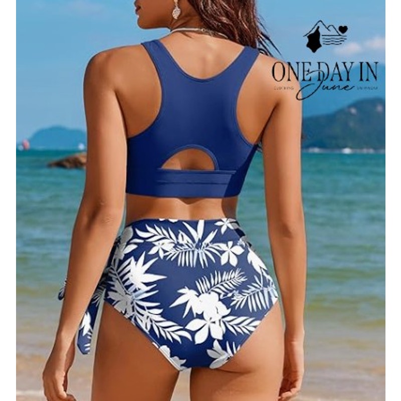 Aimage Crop Bikini Swimsuit Size L