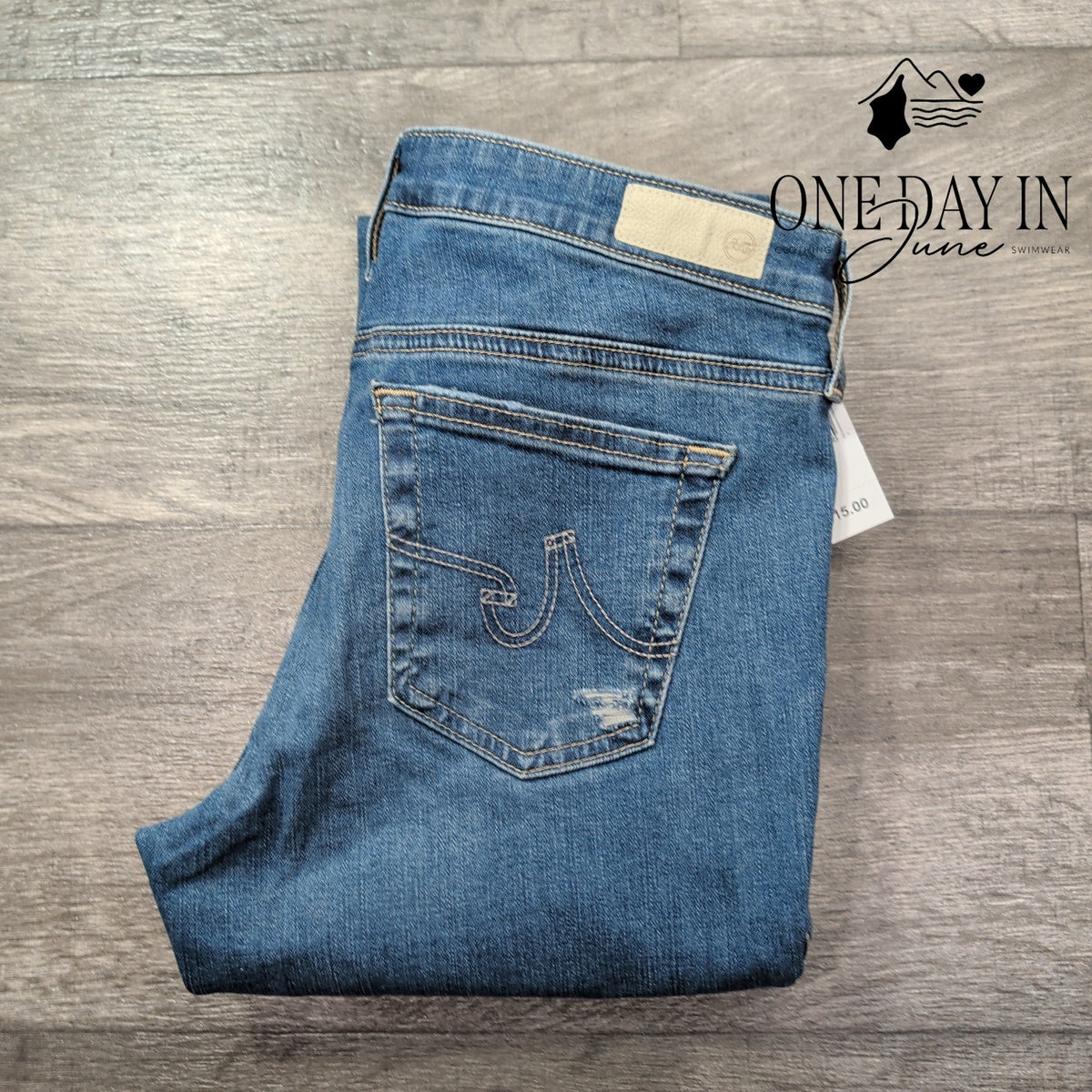 AG Adriano Goldschmied The Legging Ankle Super Skinny Distressed NWT $215 Size 4