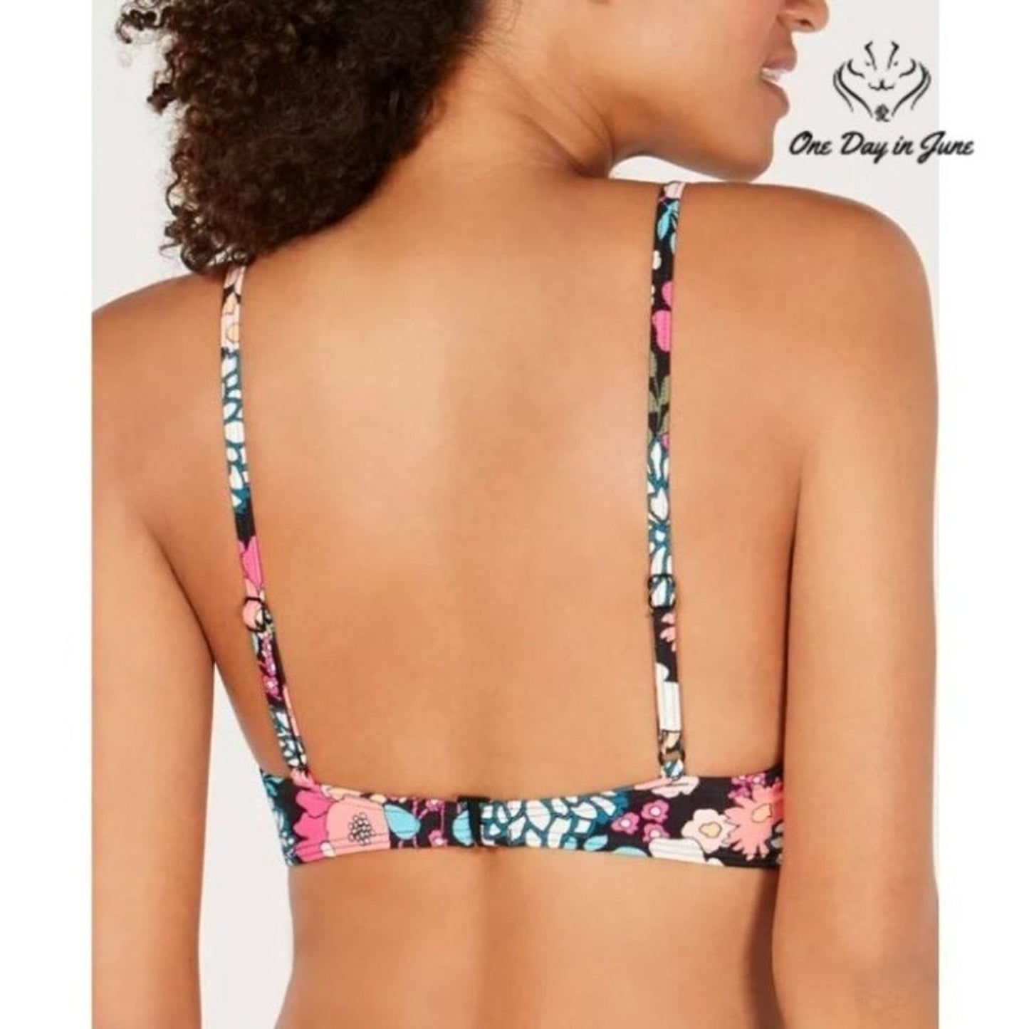 SunDazed Lindsay Bow Bikini Top Size 32D