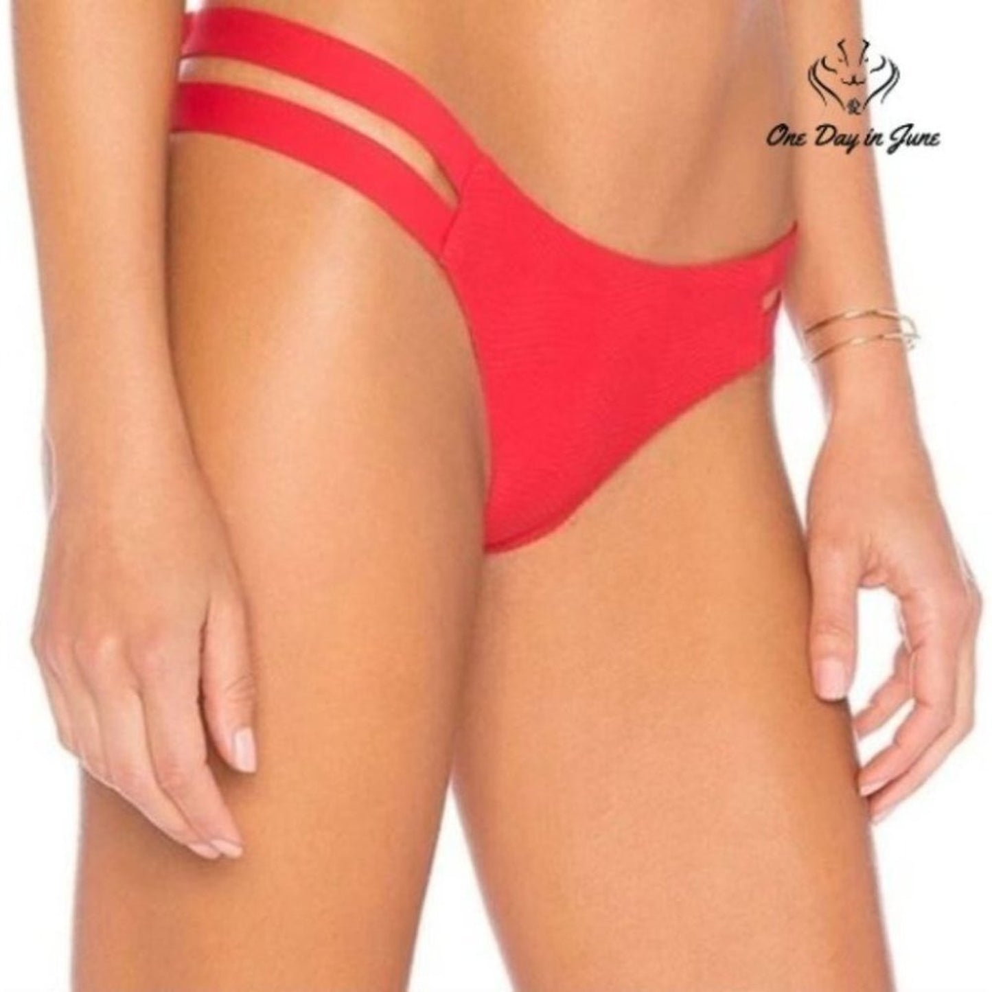 Tavik Chloe Moderate Textured Swim Bottom Size L