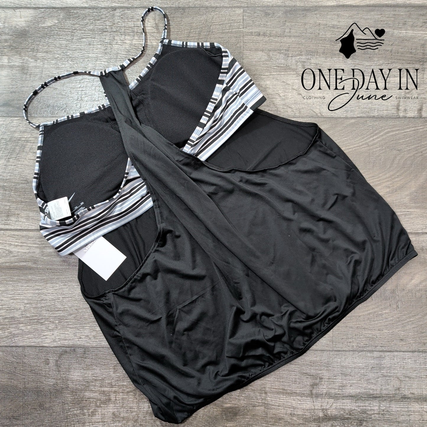 Nike Double Up Tankini Top Size XXL