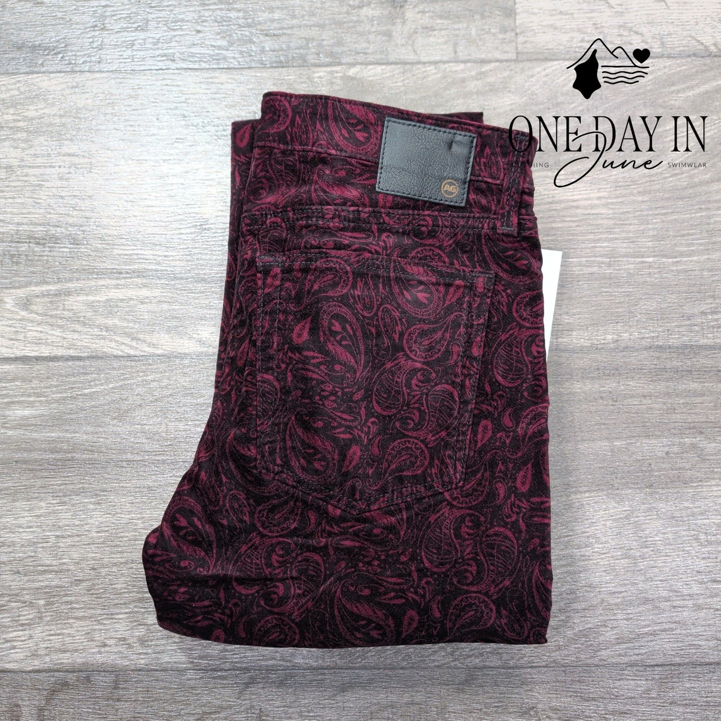 AG Adriano Goldschmied Prima Ankle Cigarette Jeans Velvet NWT $215 Size 4 (27)
