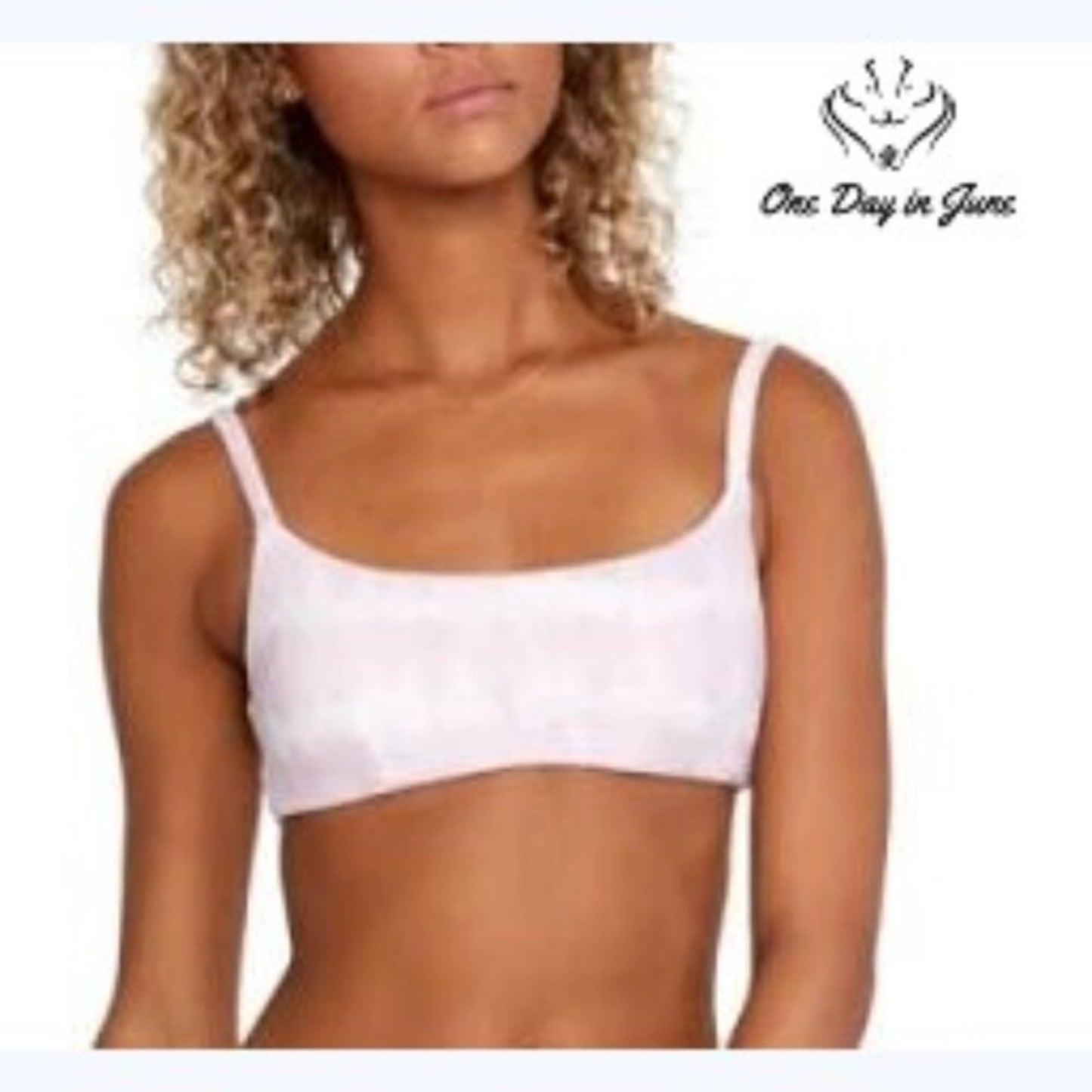 RVCA Live and Let Dye Bralette Bikini Top Size S