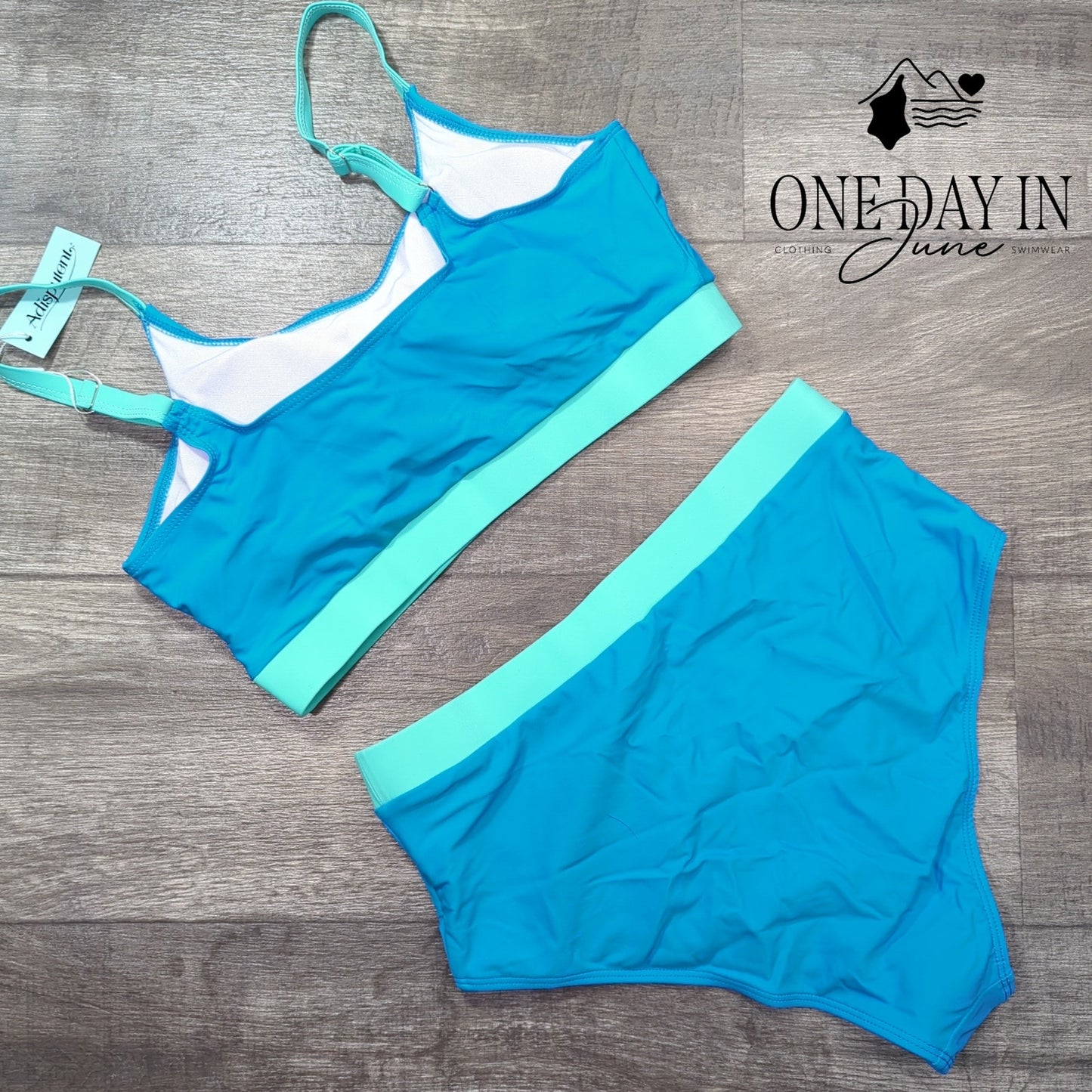 Adisputent Crop Bikini Swimsuit Size L