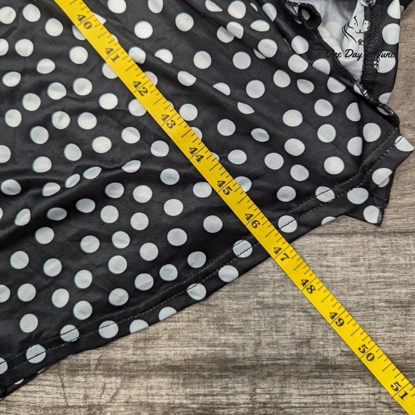 Ruiyige Sleeveless Ruched Polka Dot Dress Size XXL