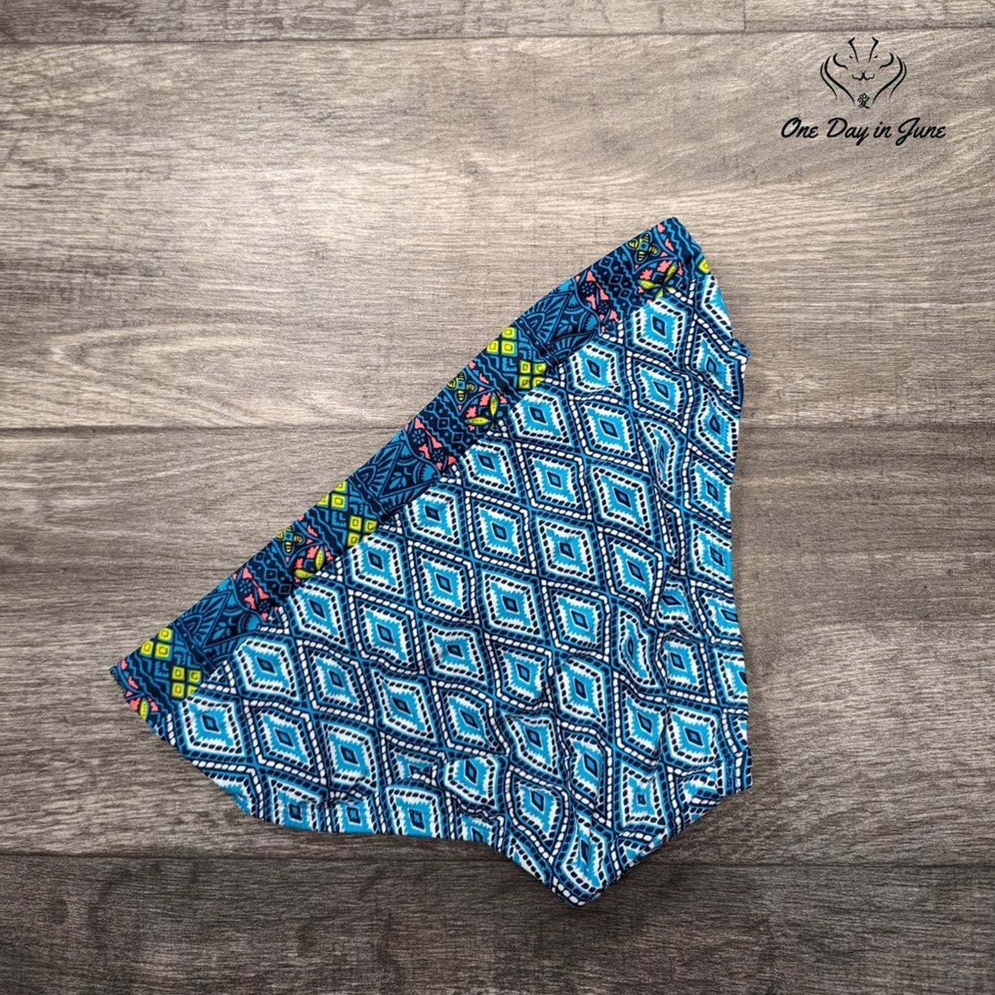 Coastal Blue Egyptian Night Bikini Bottom Size XS