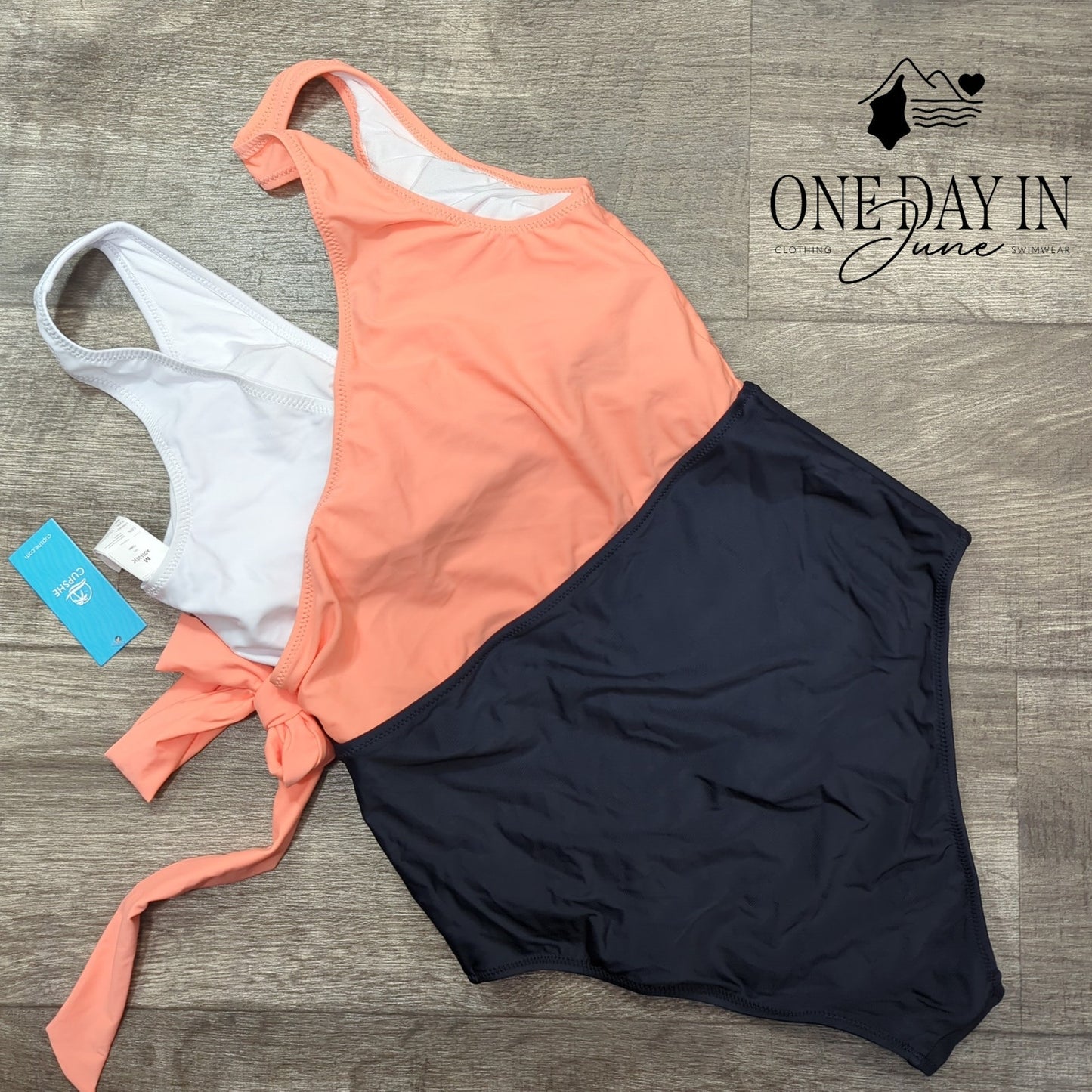 Cupshe Color Block One Piece Swimsuit Size M