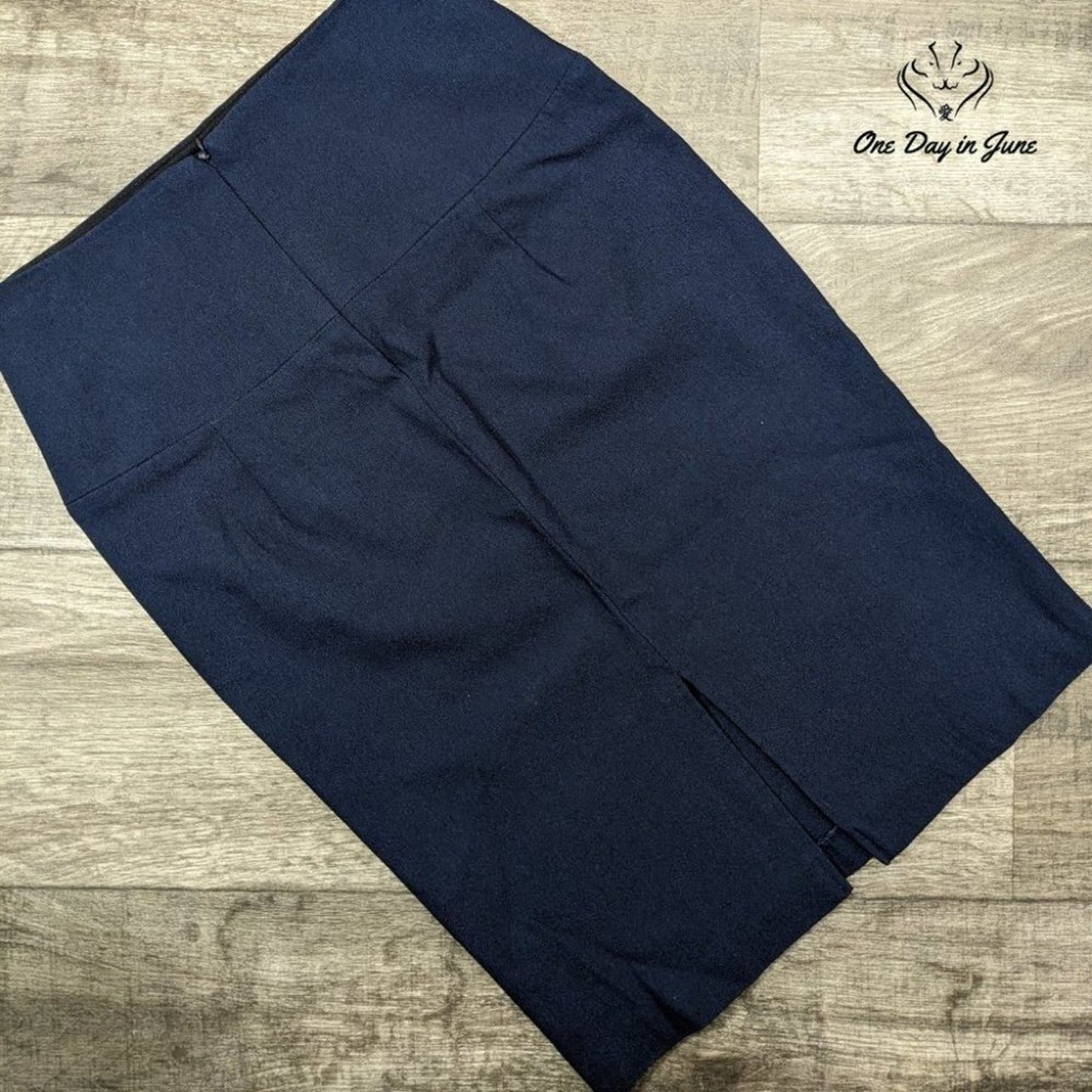 Venus Zip Back Work Midi Skirt Size 6