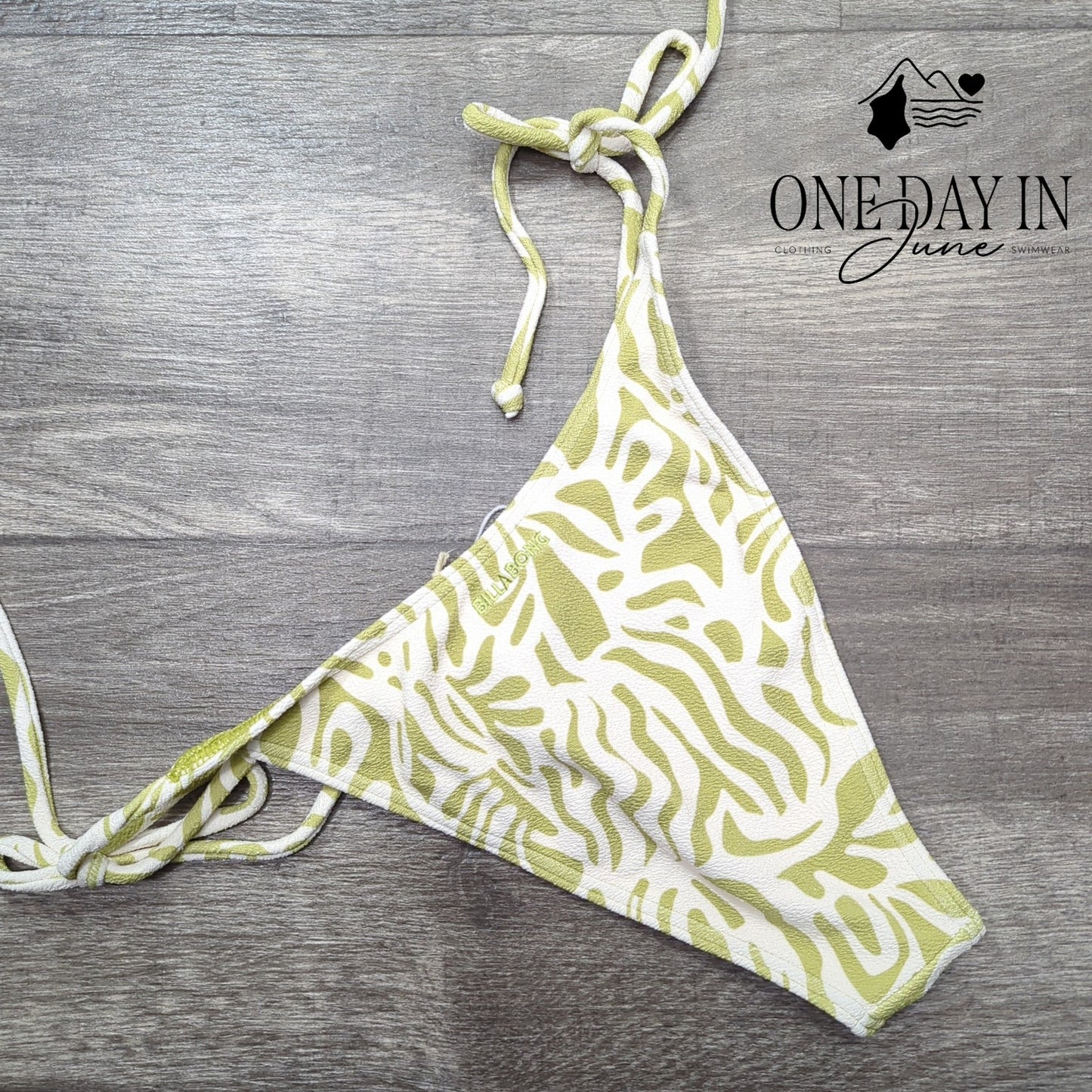 Billabong La Cala Tie Side Hike Bikini Bottom Size S