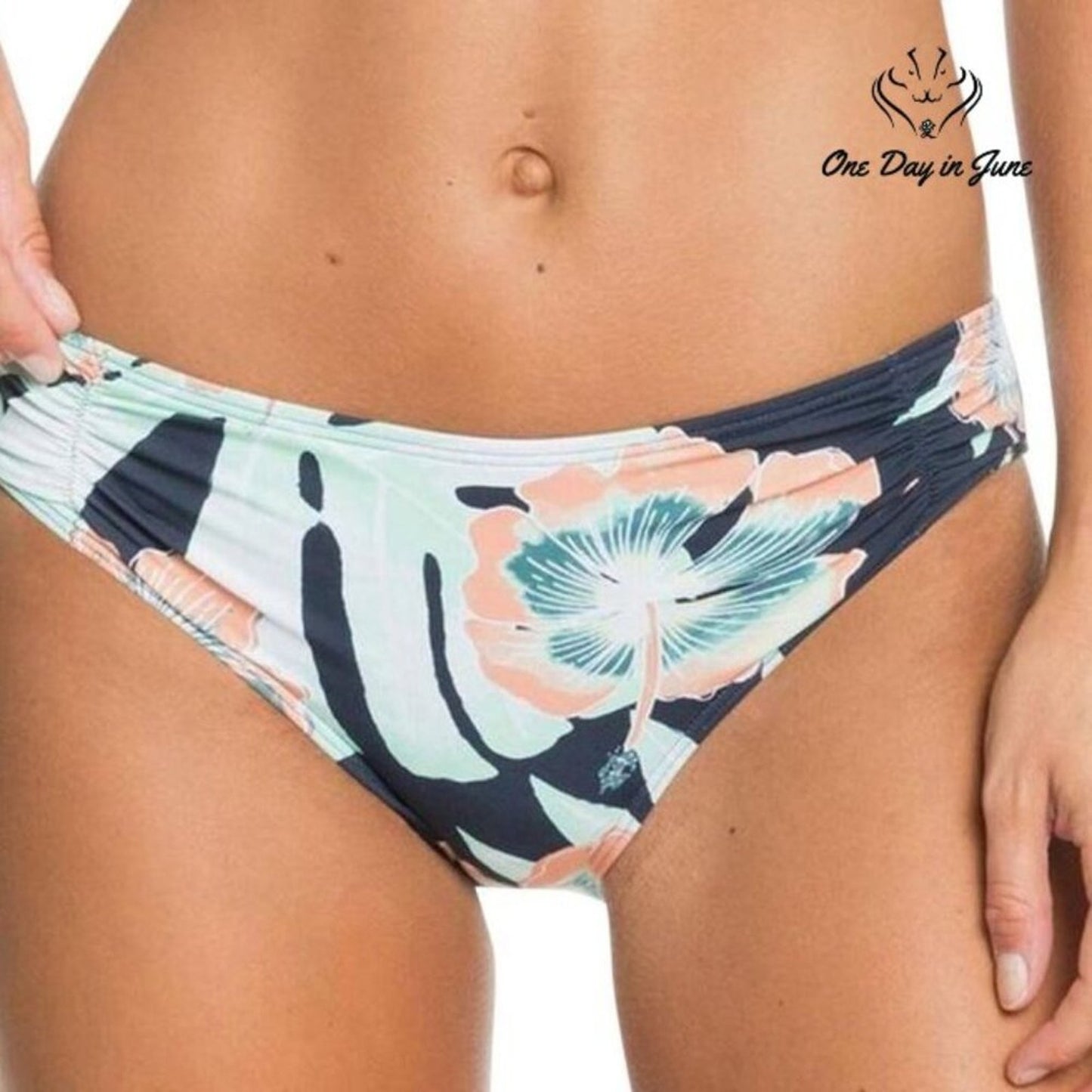 Roxy PT Beach Classics Full Bikini Bottom Size S