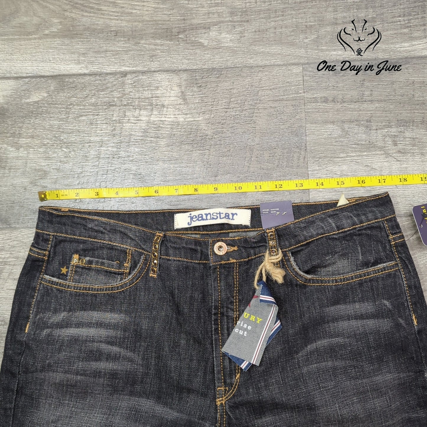 Jeanstar Vintage Authentic Legend Wash Low Rise Bootcut Jeans Size 14