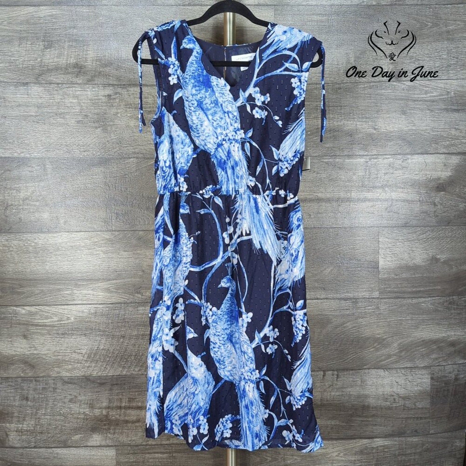 liz claiborne shirt dress LIZ CLAIBORNE Women's size S Belted Shirt Dress Paisley Long Sleeve Navy Blue