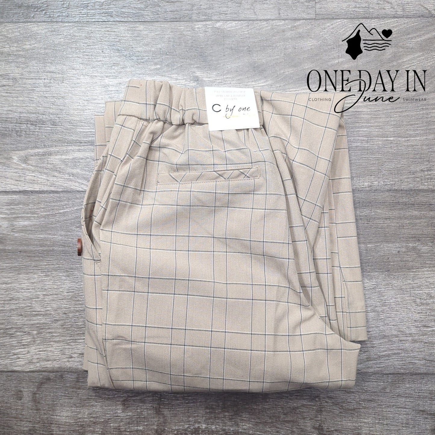 C by One Pull On Wide Leg Crop Pants Size XS