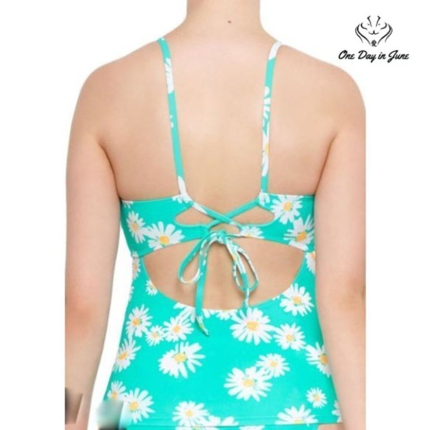 Arizona Jean Co. Juniors Floral Bikini Top Size S