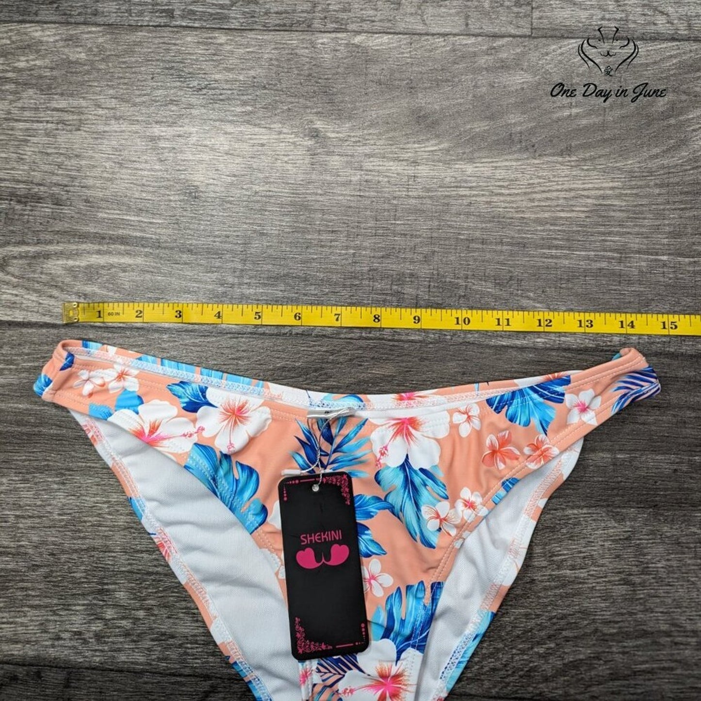 Shekini Floral Bikini Bottom Size M