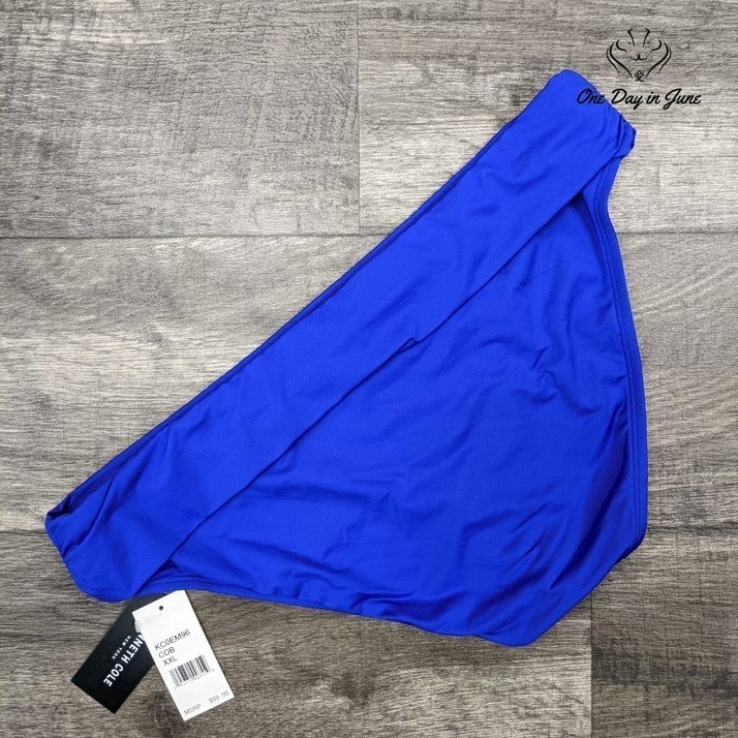 Kenneth Cole Shirred Band Hipster Bikini Bottom Size XXL