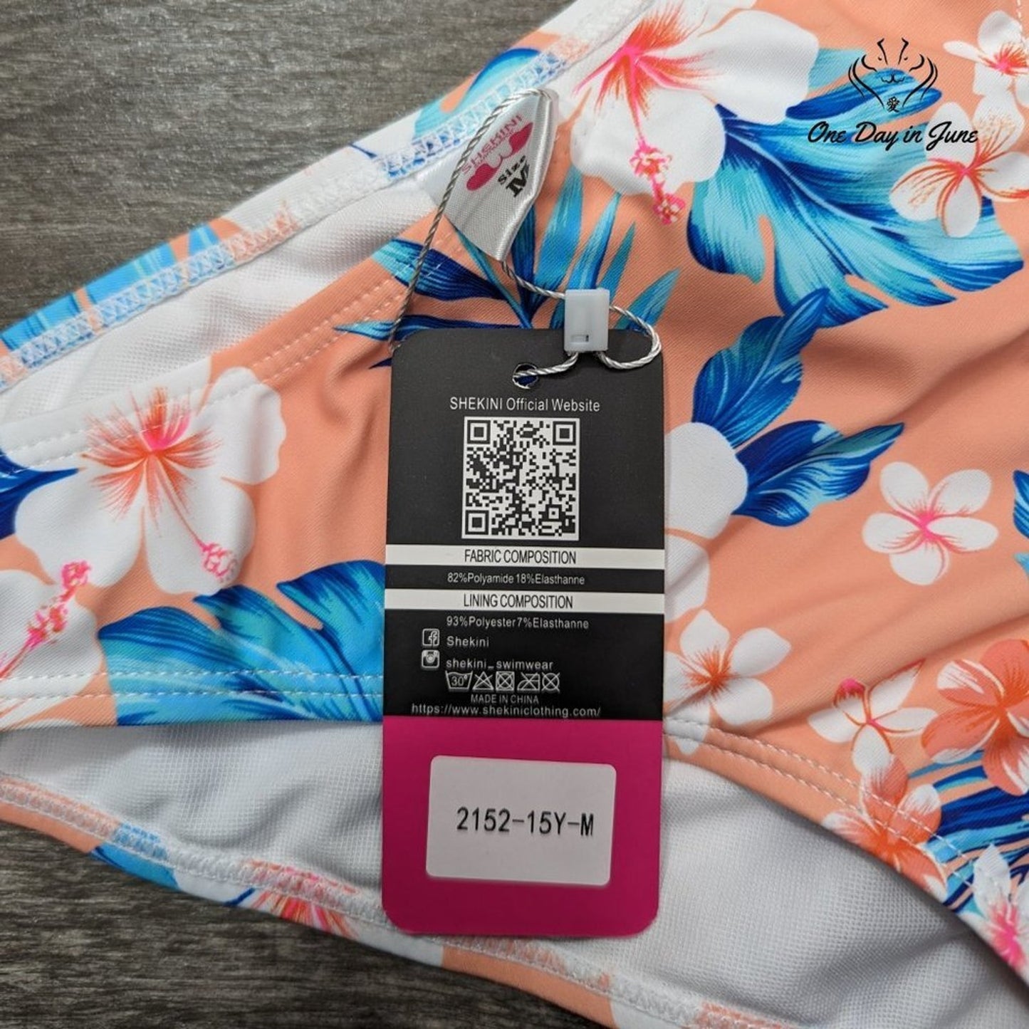Shekini Floral Bikini Bottom Size M