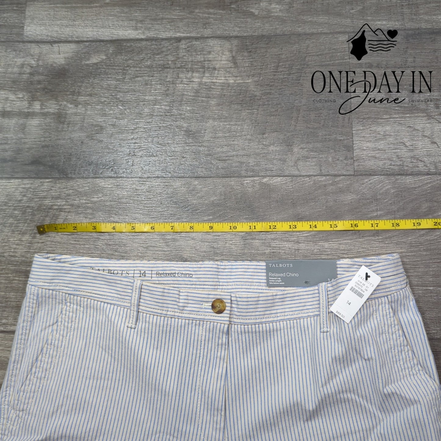 Talbots Relaxed Chino Pants Size 14