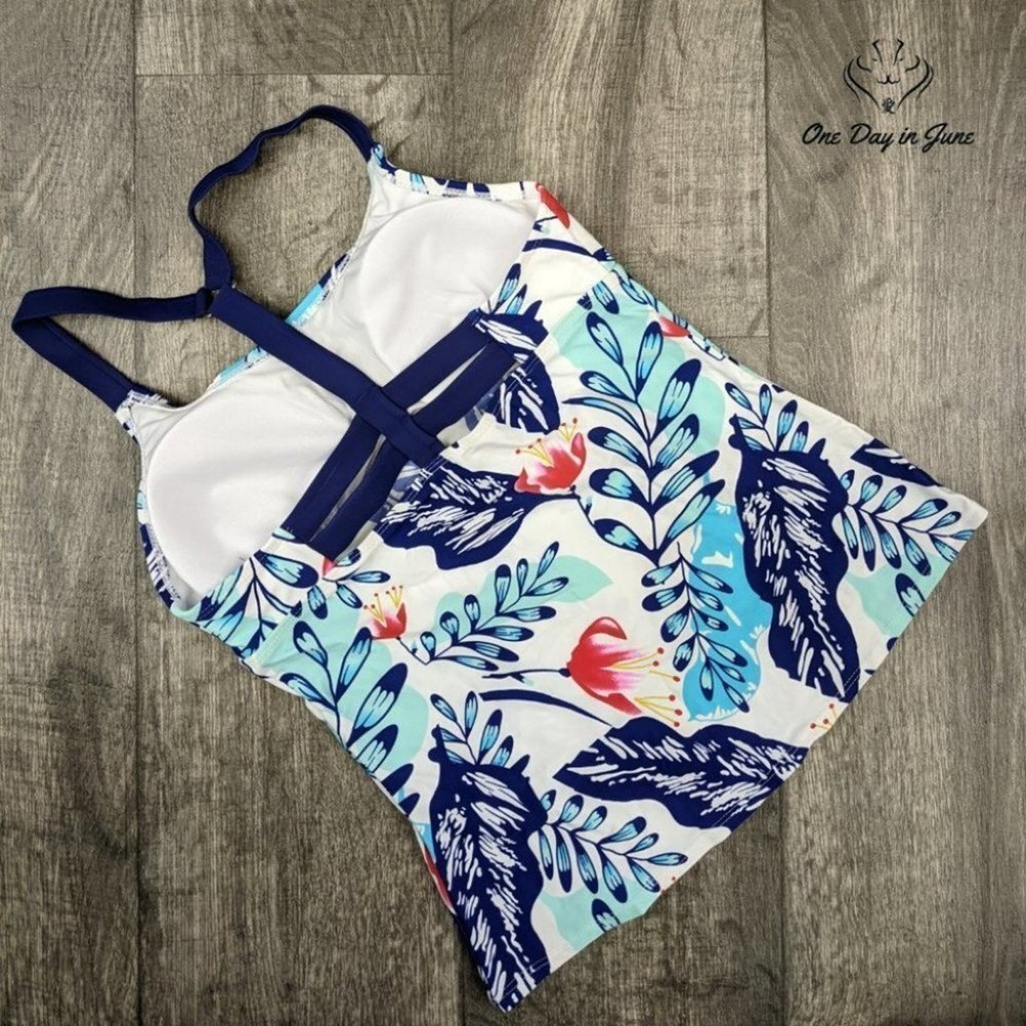 Dokotoo Racerback Tankini Top Size S