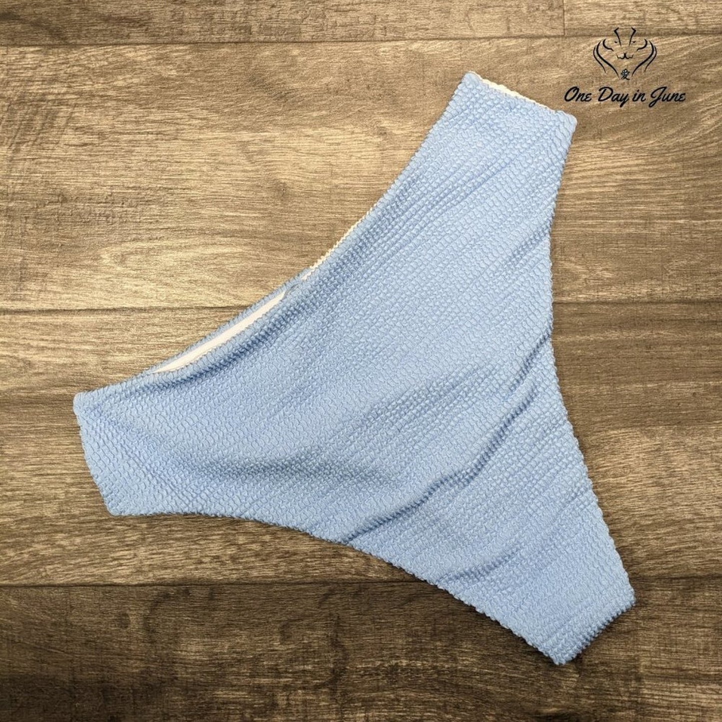 Cupshe Smocked High Cut Bikini Bottom Size 1XL