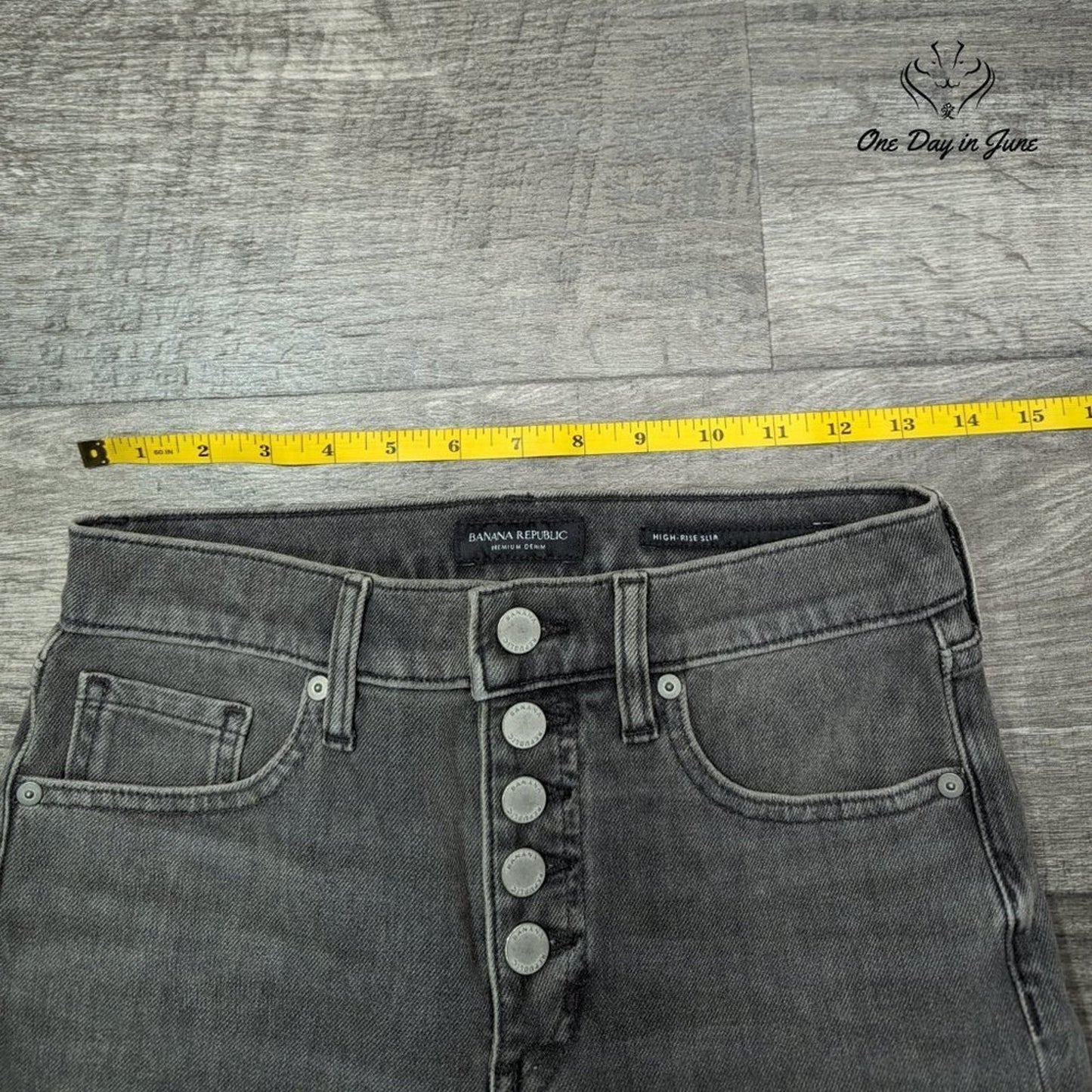 Banana Republic High Rise Slim Jeans Size 26 (2)