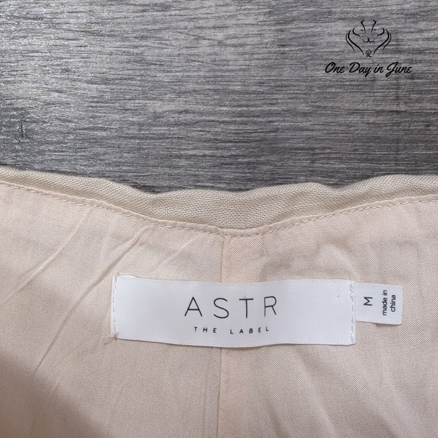 Astr Linen Mini Skort Size M