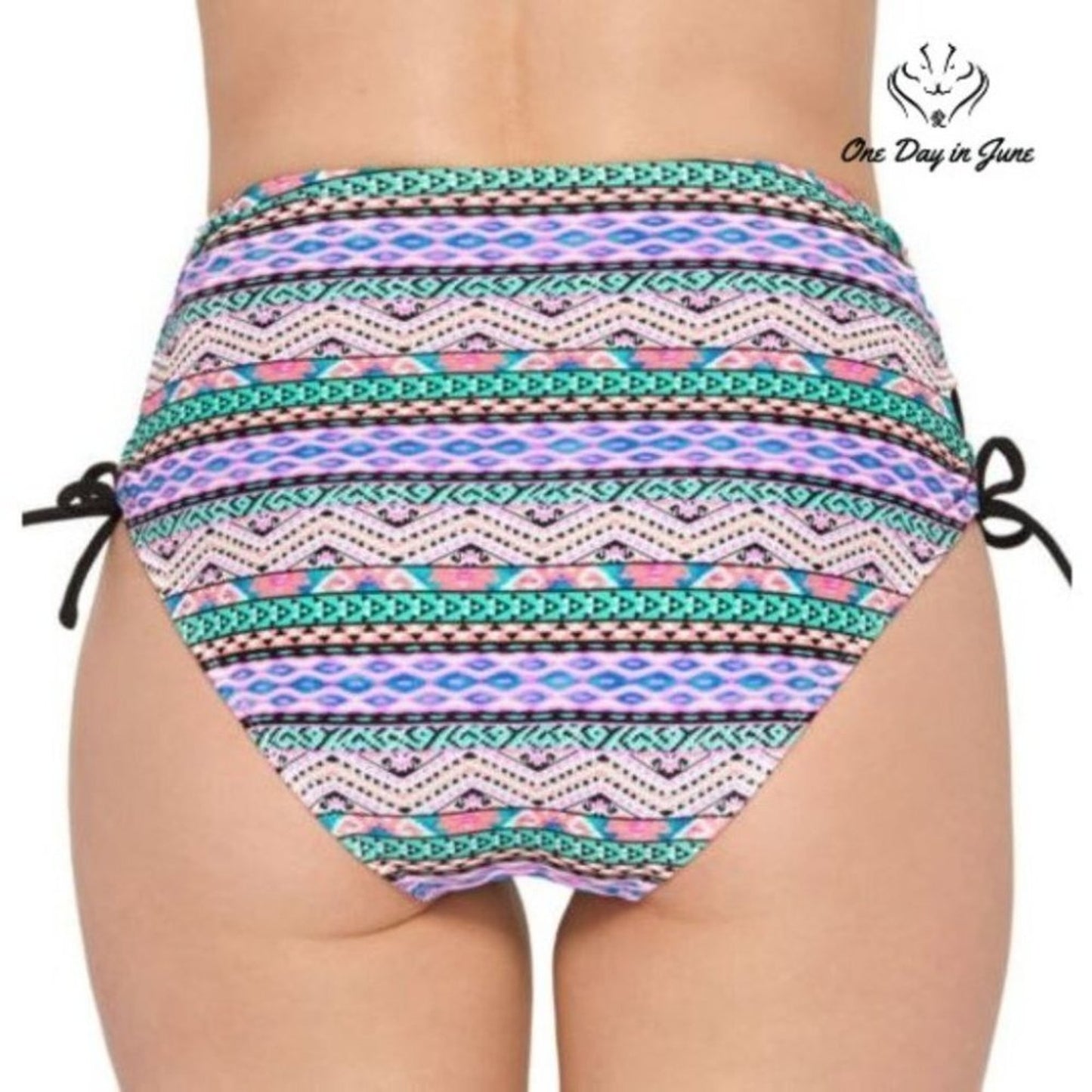 Arizona Jean Co. Junior's High Waist Bikini Bottom Size XL