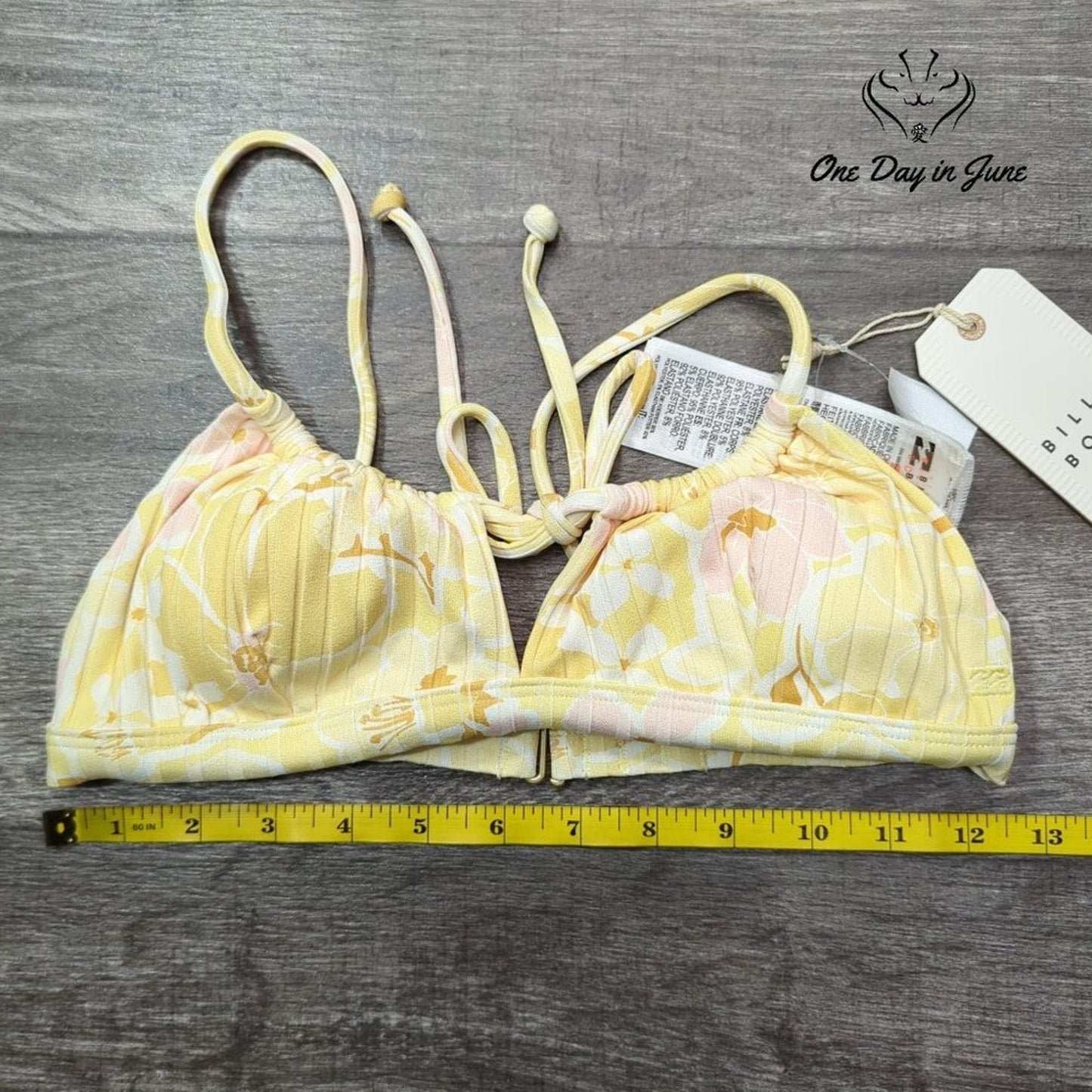 Billabong Make You Mine Coco Bikini Top Size S/8