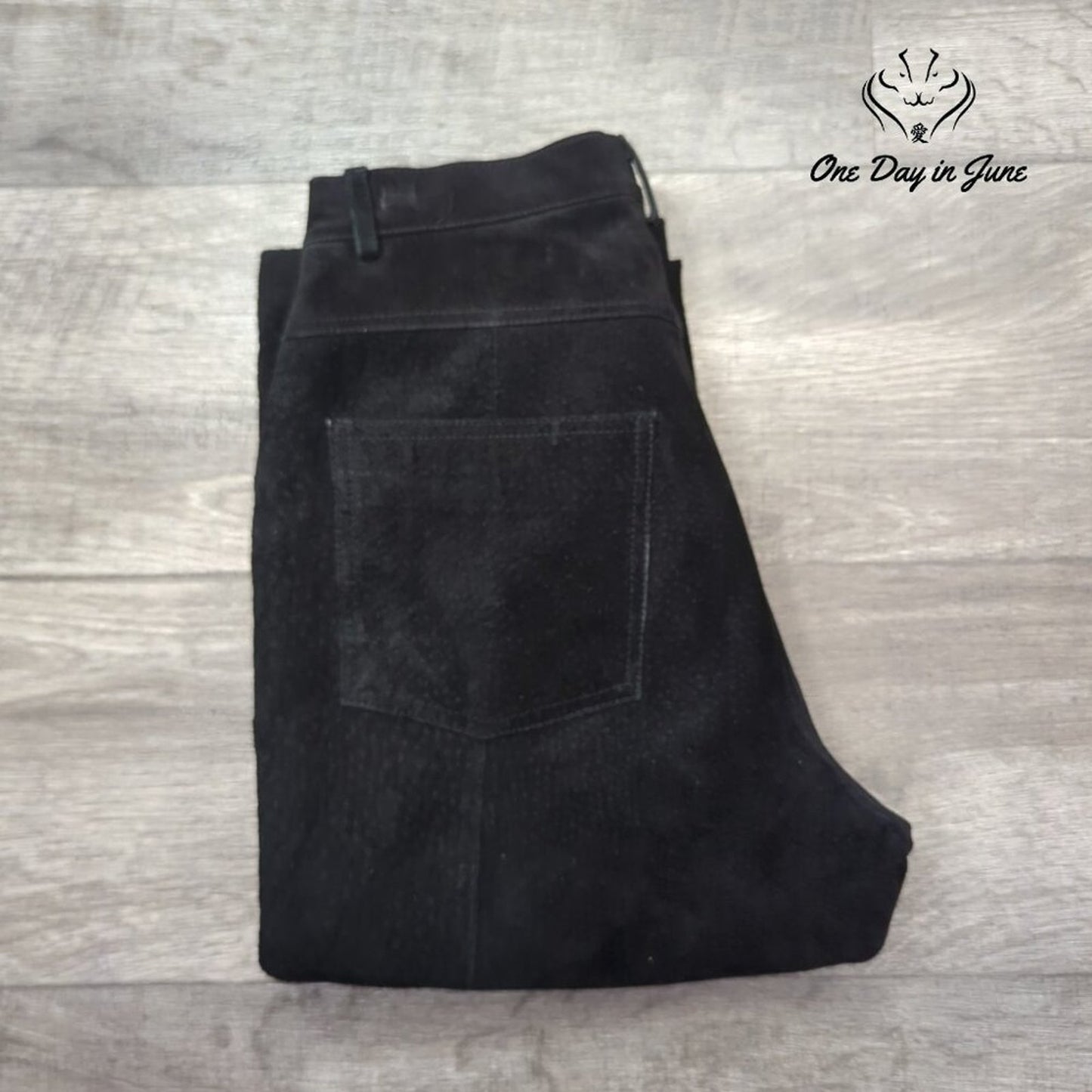 Hugo Buscati Suede Leather Pants Size 8