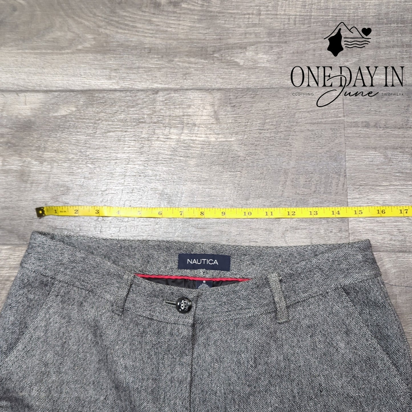 Nautica Wool Lined Cargo Style Pants Size 8