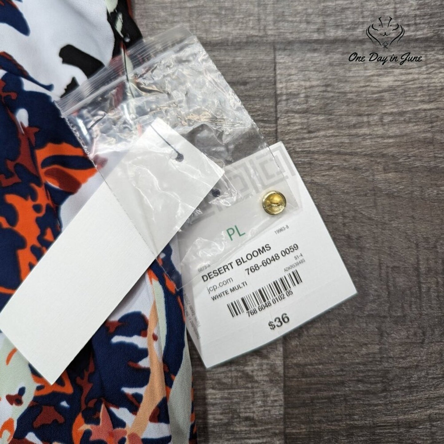 Liz Claiborne Petite Sleeveless Floral Top Size PL