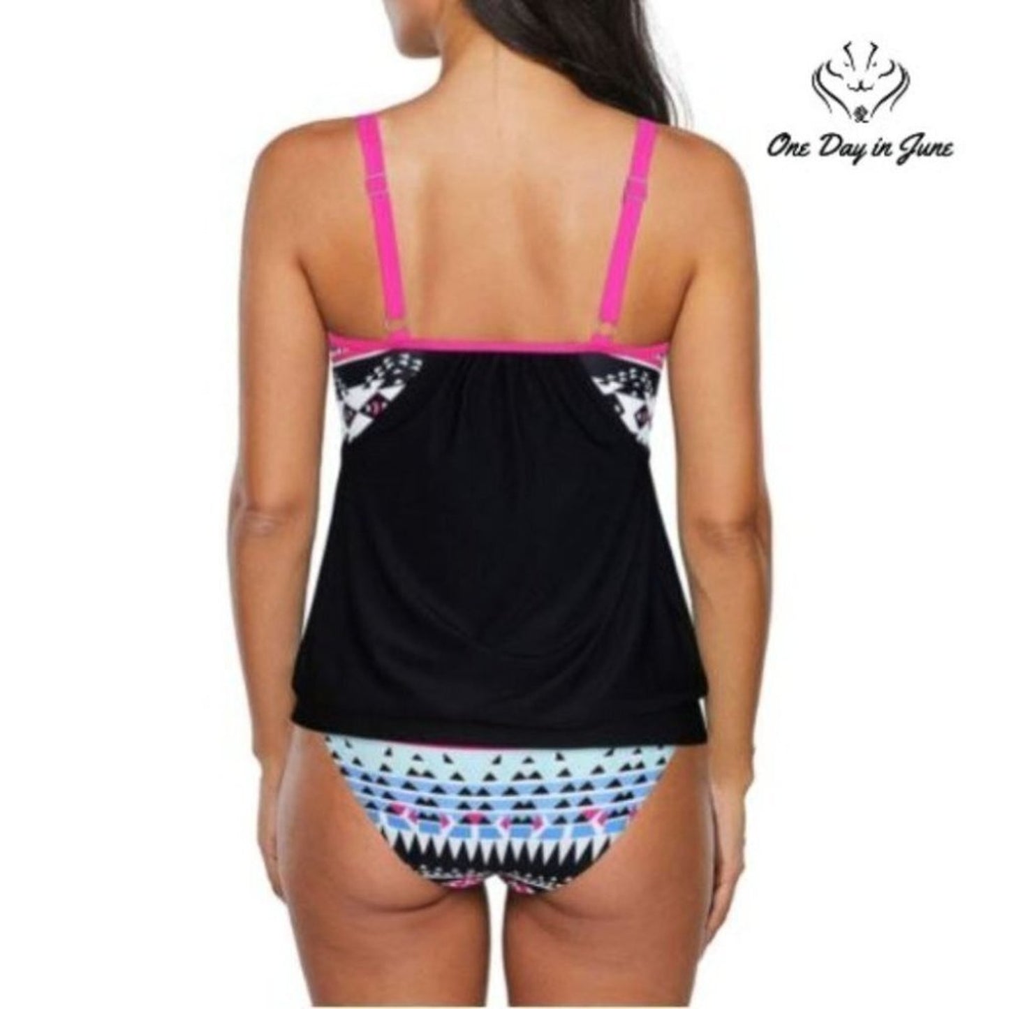 Zando Sporty Double Up Tankini Size 2XL