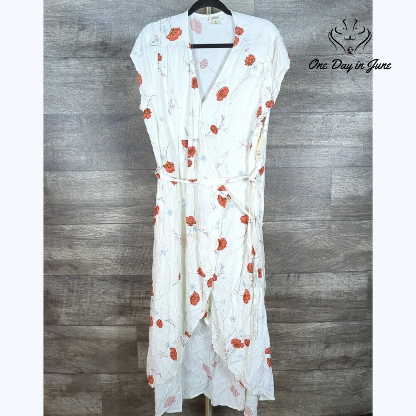 a.n.a Short Sleeve Tie Summer Dress Size XL