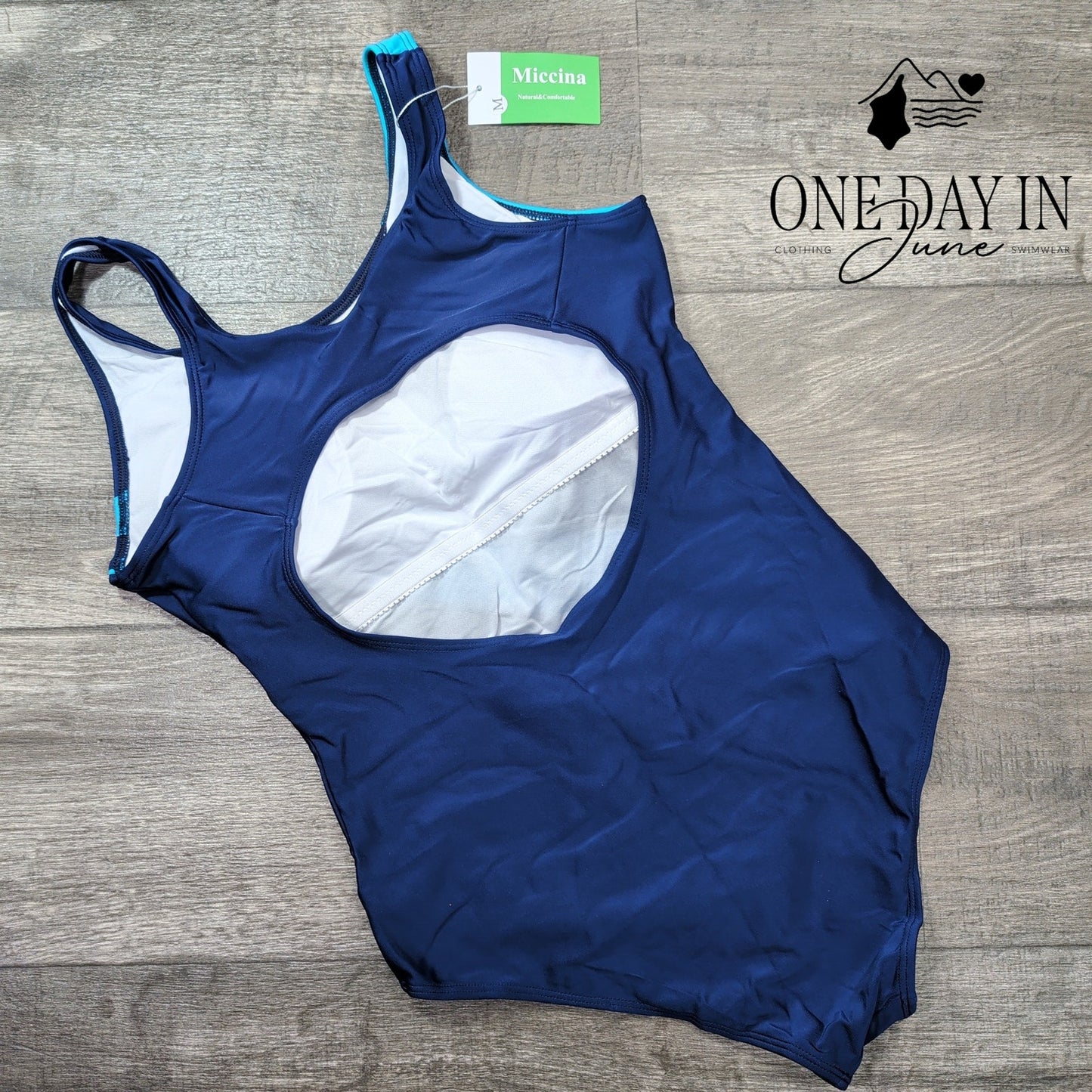 Miccina Training One Piece Swimsuit Size M