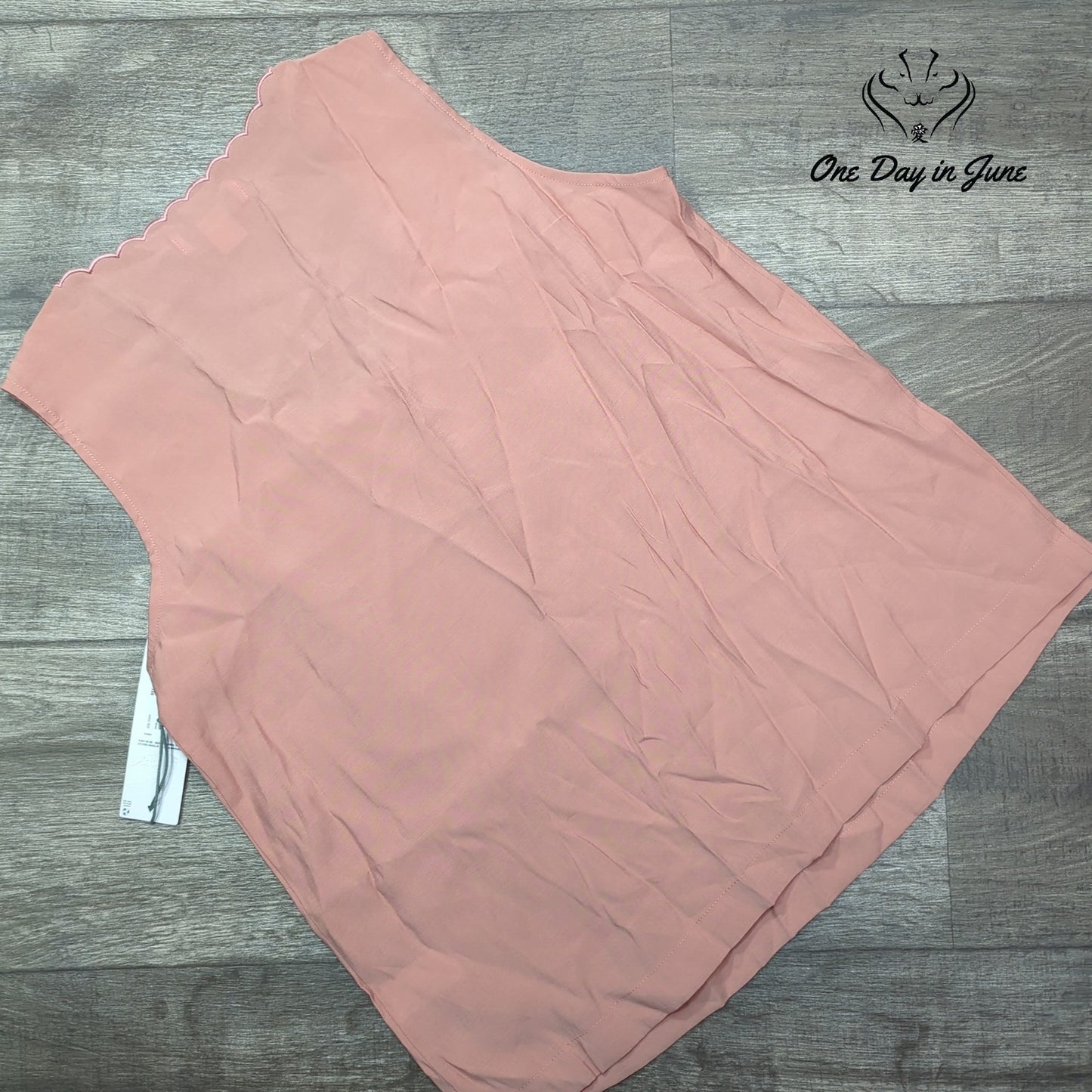 Liz Claiborne Scallop Neck Tank Top Size S