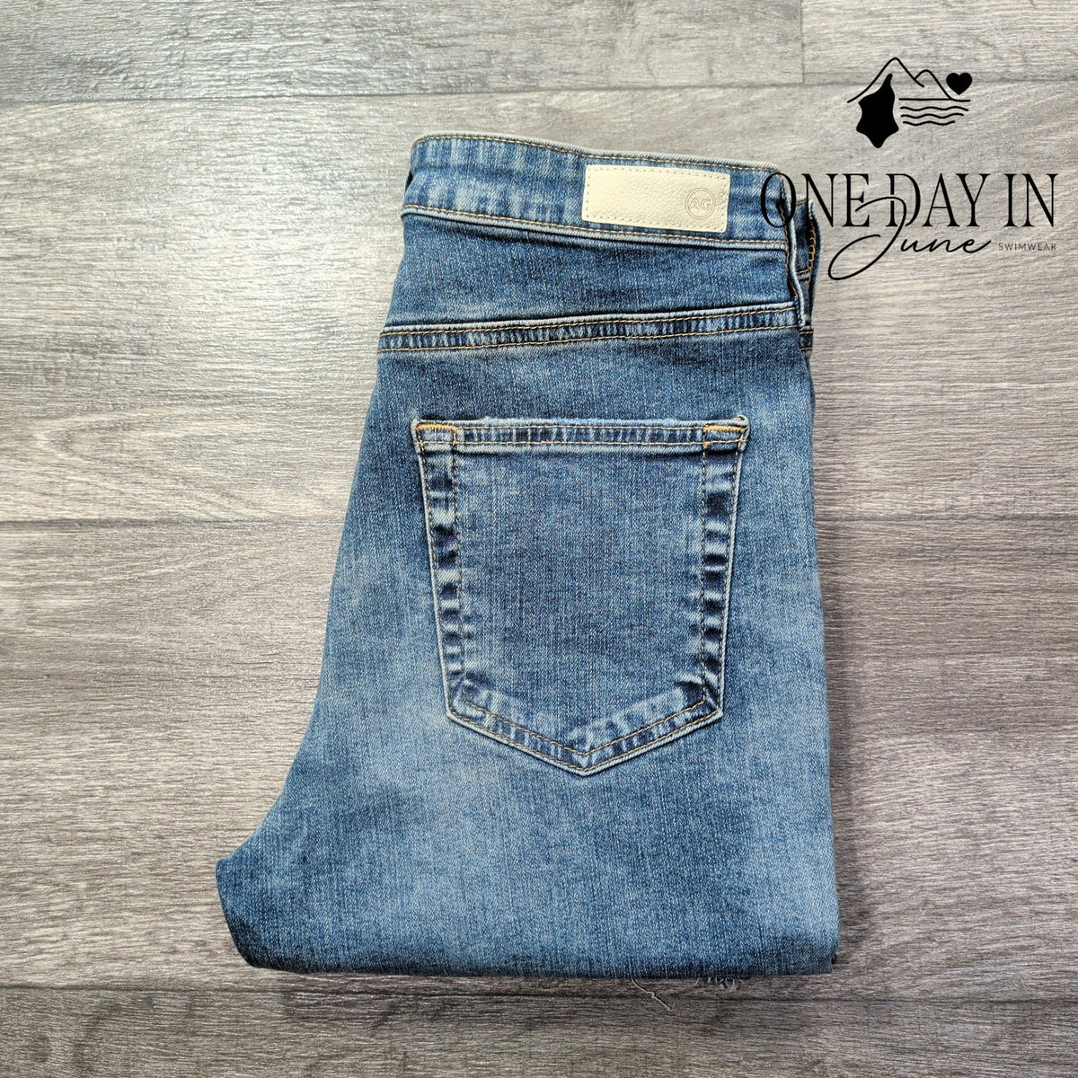 AG Adriano Goldschmied The Sophia High Rise Skinny Jeans Blue NWT Size 4 (47)