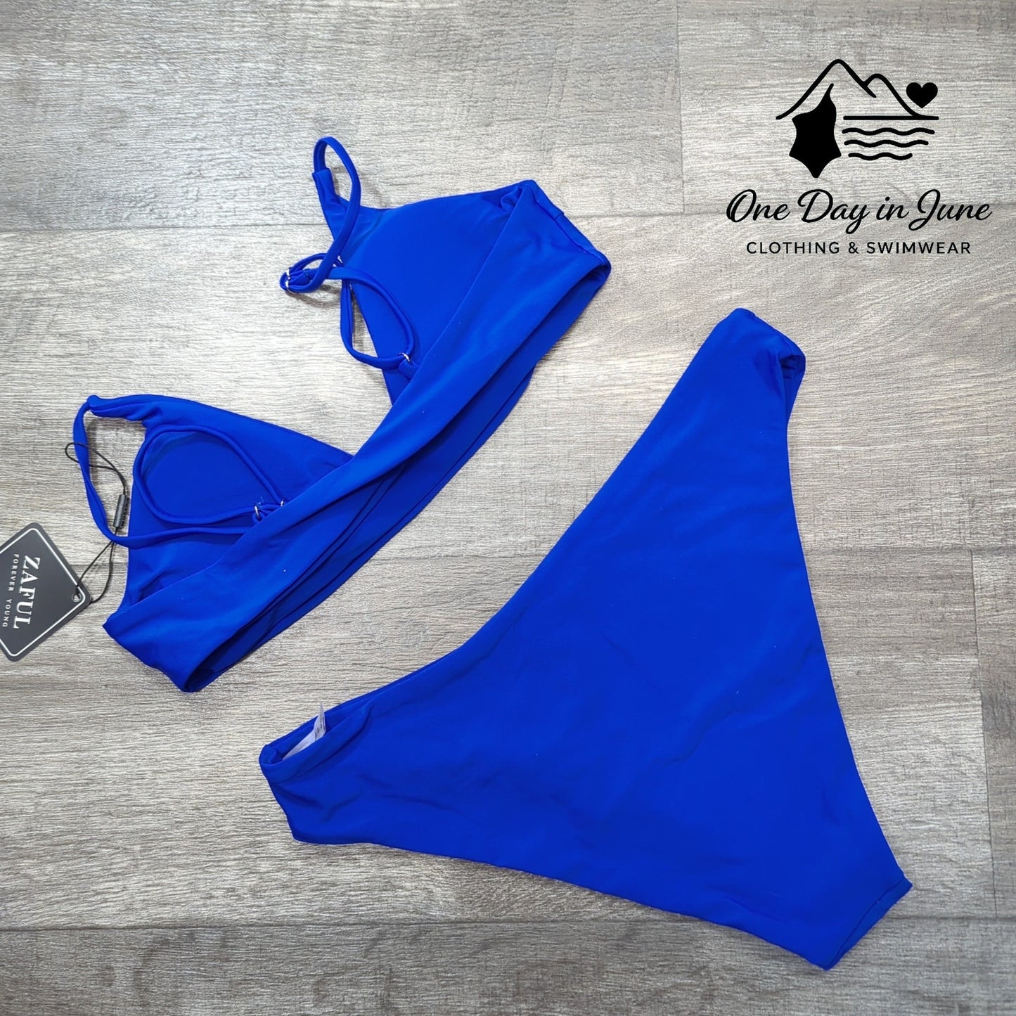 Zaful High Cut Bikini Swimsuit Size L