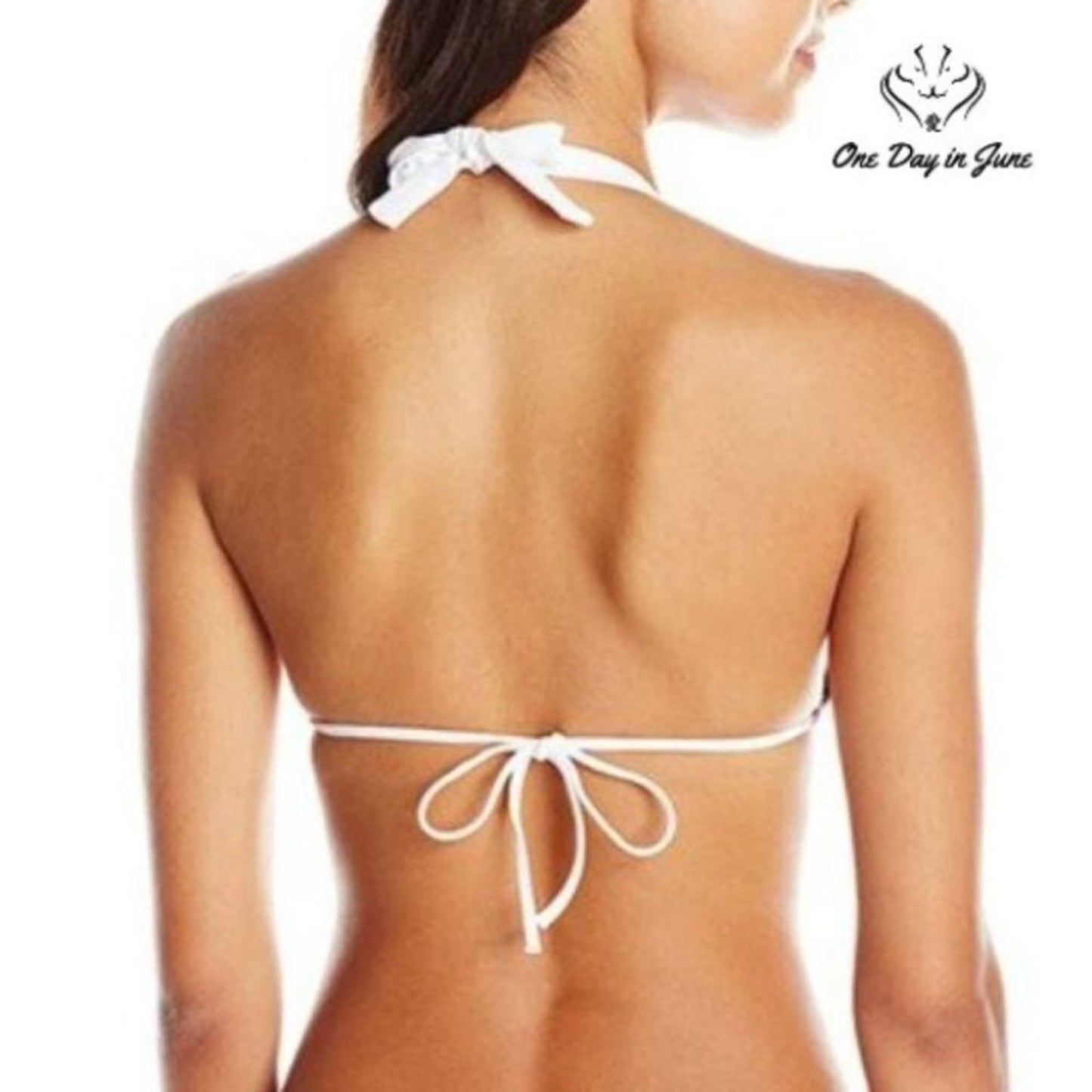 Seafolly Block Party Slide Bikini Top Size 4