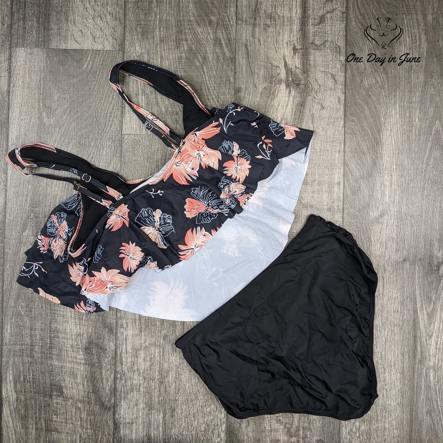I2crazy Ruffled Flounce Bikini Swimsuit Size XL
