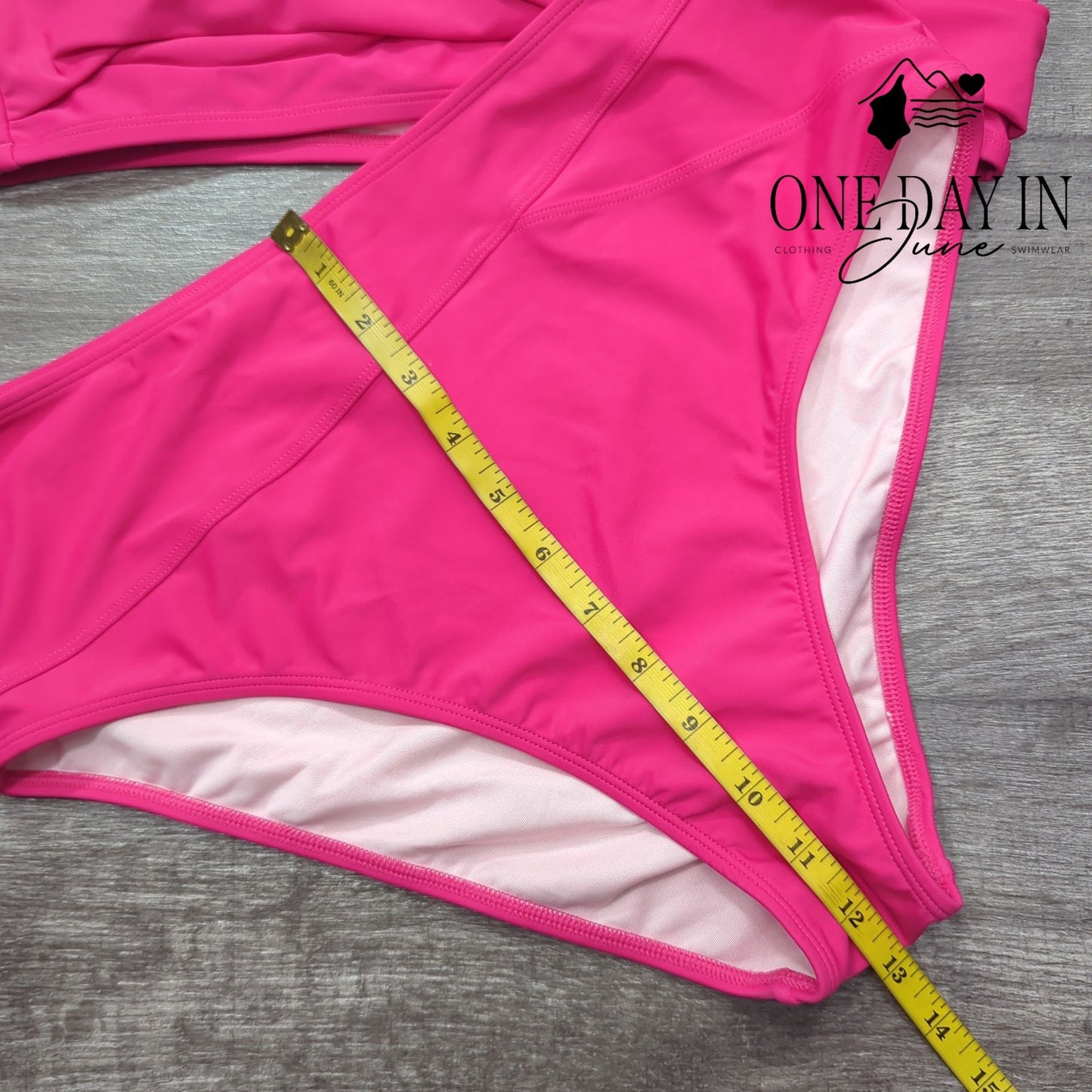 Cupshe Twist Front High Waist Bikini Swimsuit Size L